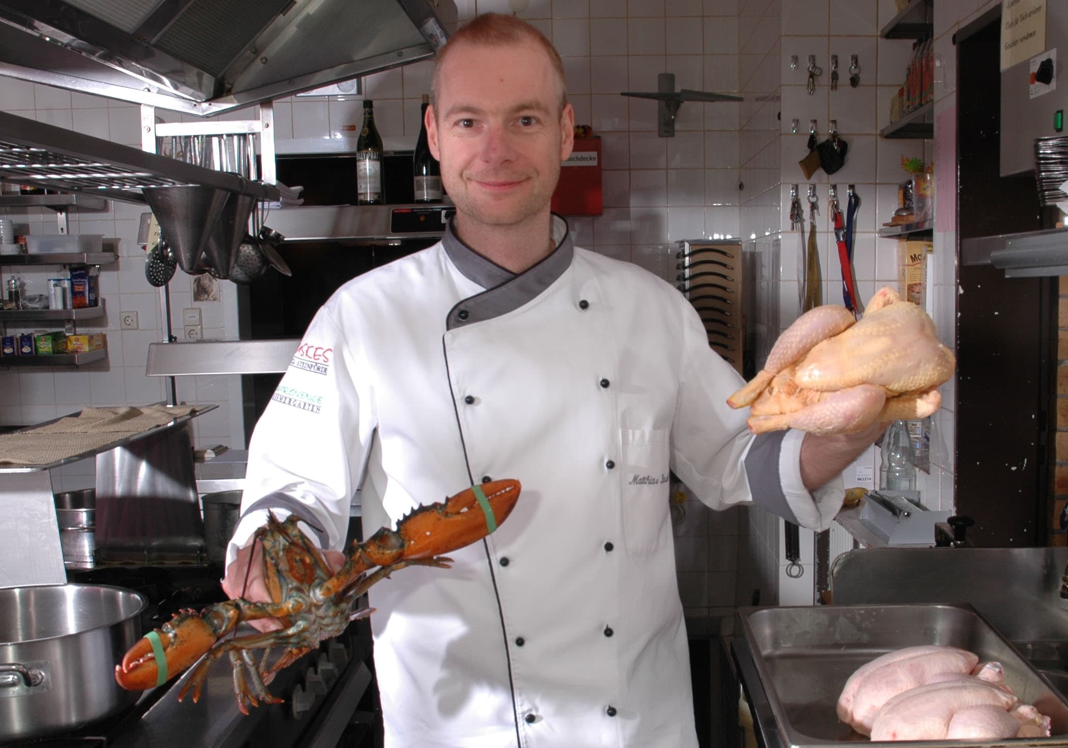 Küchenchef Matthias Buske : Huhn und Hummer in Buskes Hotel Steinförde