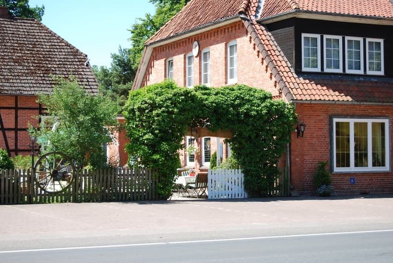 Außenansicht Hermannsburg: Restaurant Gänsestuben im Misselhorner Hof