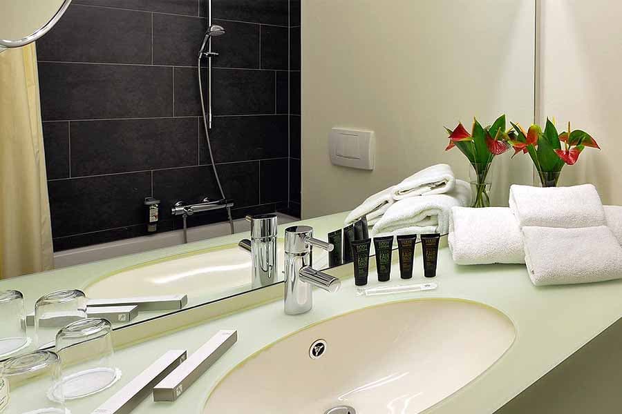 Badezimmer Hotel Landhotel Schnuck Schneverdingen