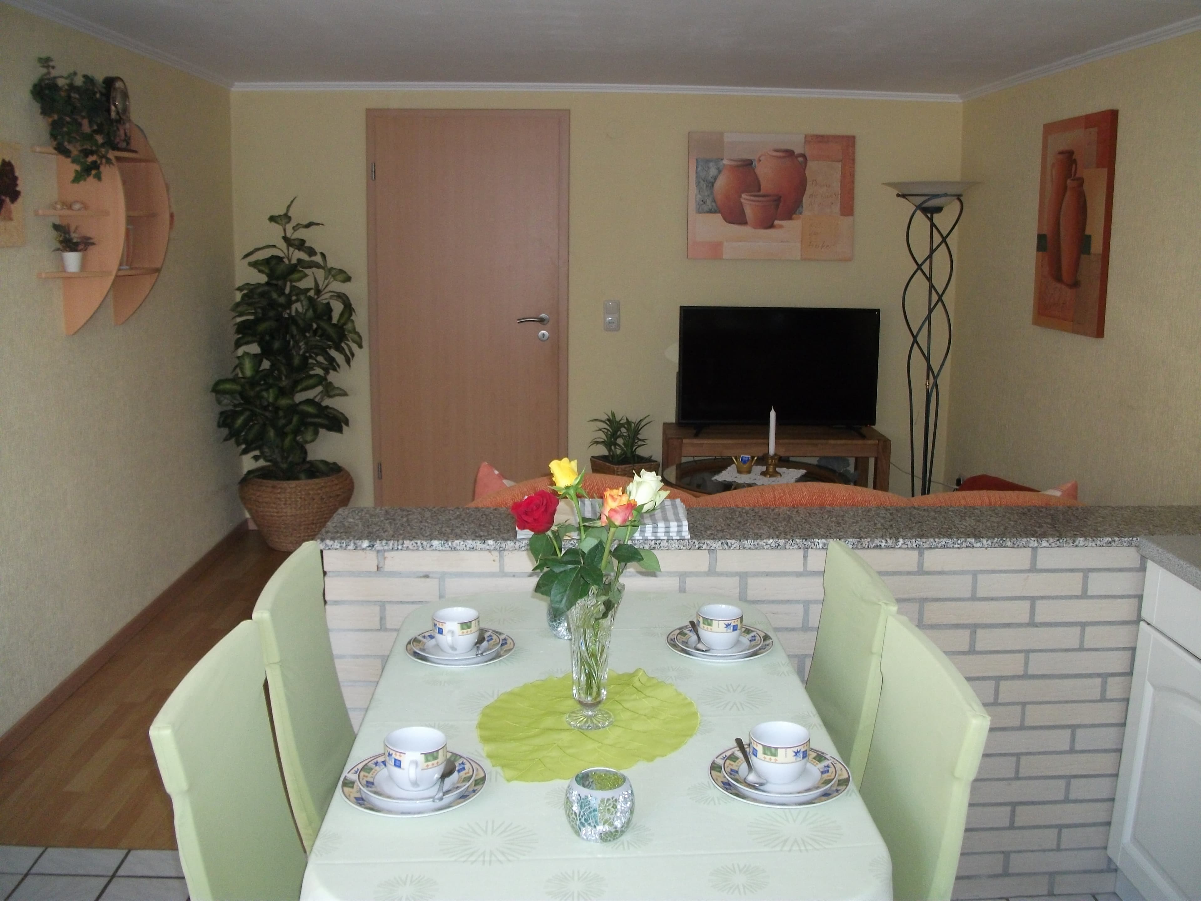 Essbereich in der Ferienwohnung Buchholz-Nordheide/bei Hamburg