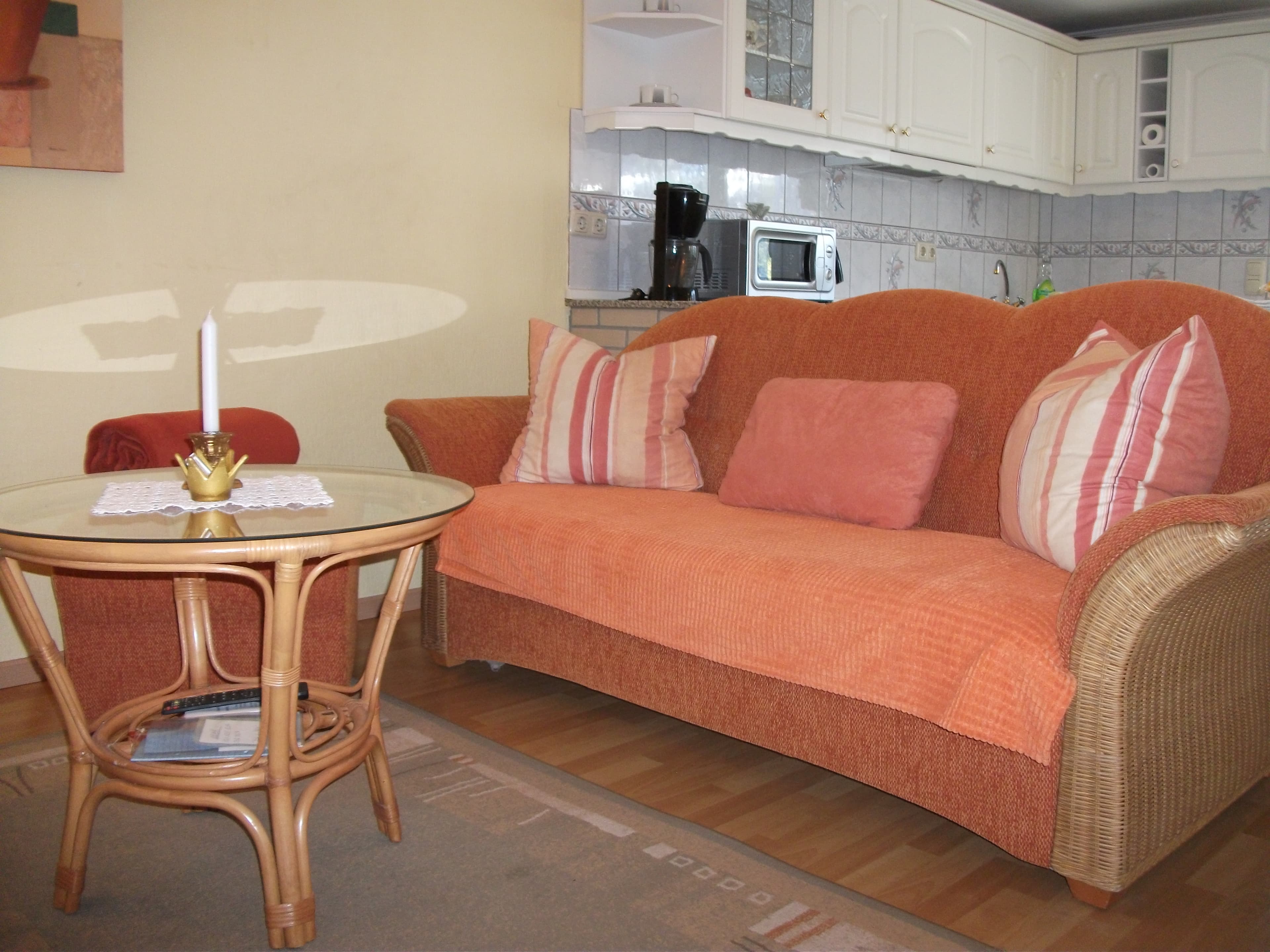 Wohnzimmer in der Ferienwohnung Buchholz-Nordheide/bei Hamburg