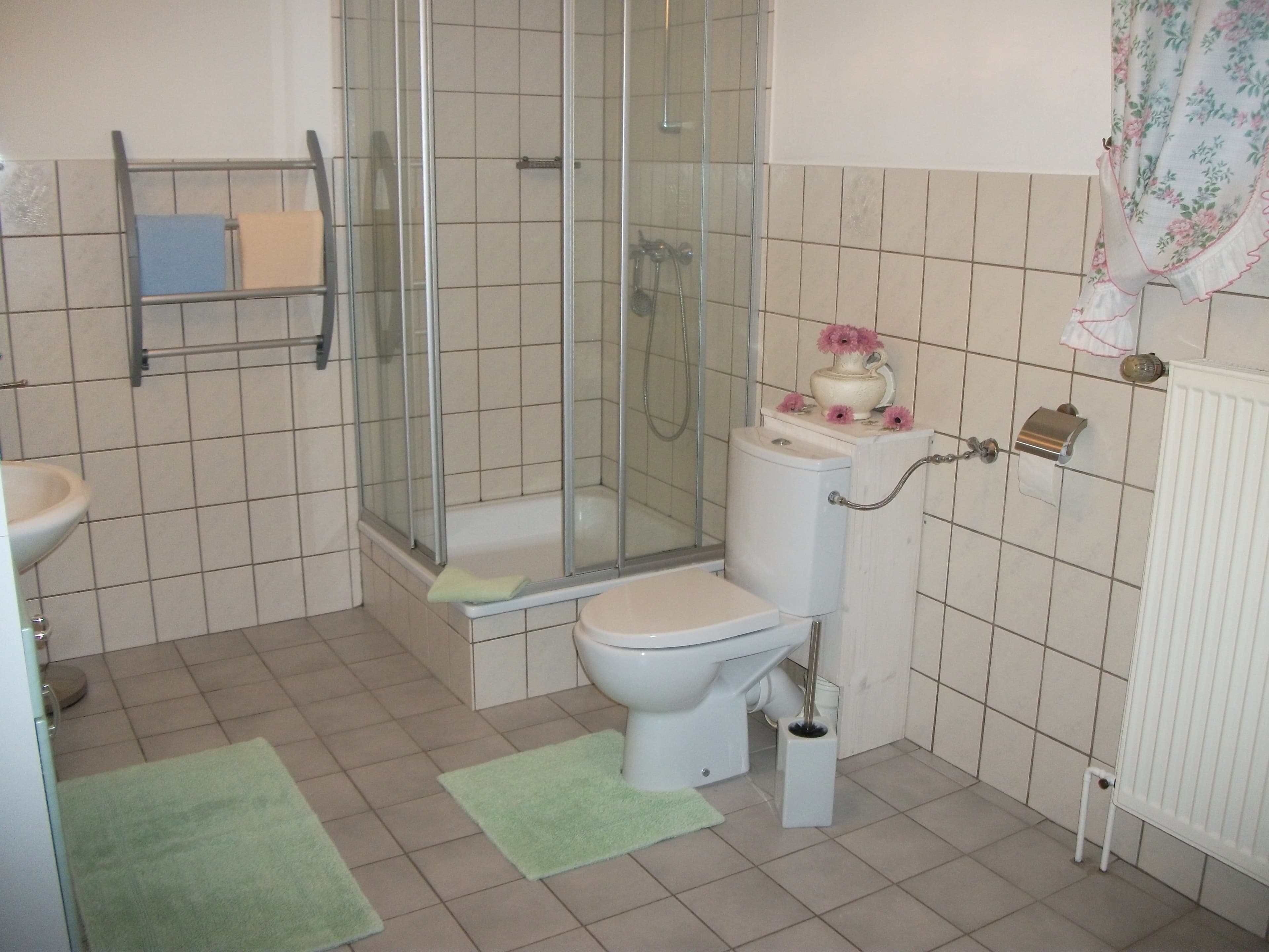 Badezimmer in der Ferienwohnung Buchholz-Nordheide/bei Hamburg