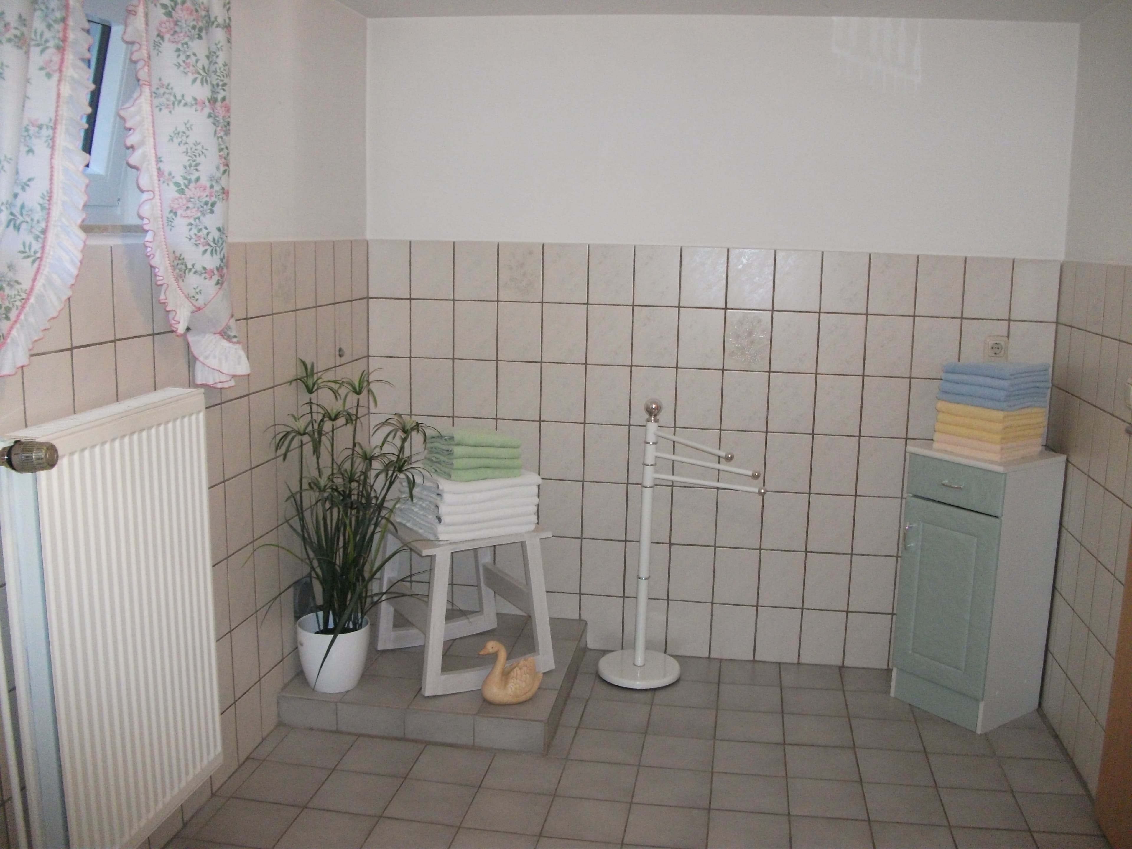 Badezimmer in der Ferienwohnung Buchholz-Nordheide/bei Hamburg