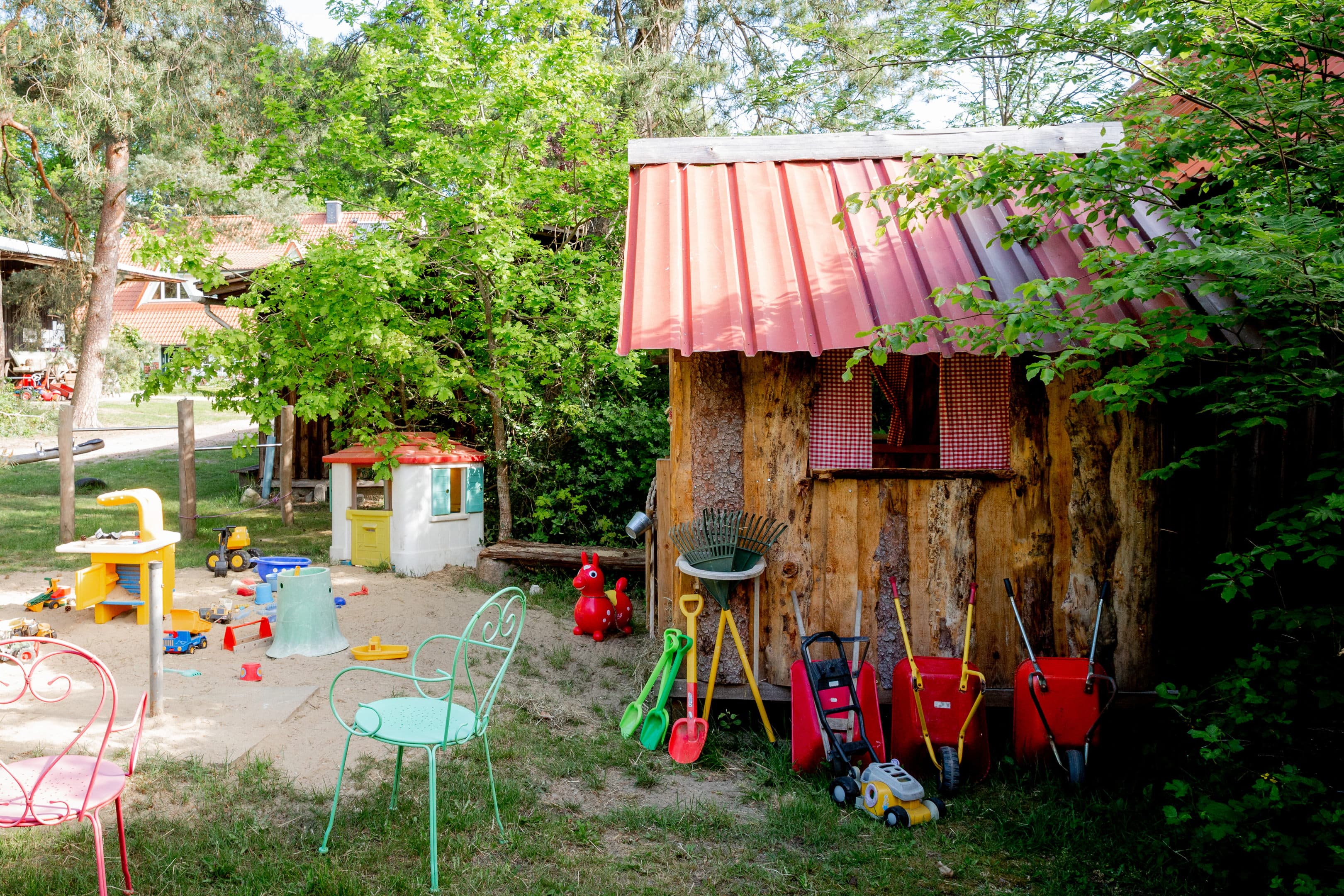 Spielplatz der Ferienwohnung Emmy & Marie in Hanstedt
