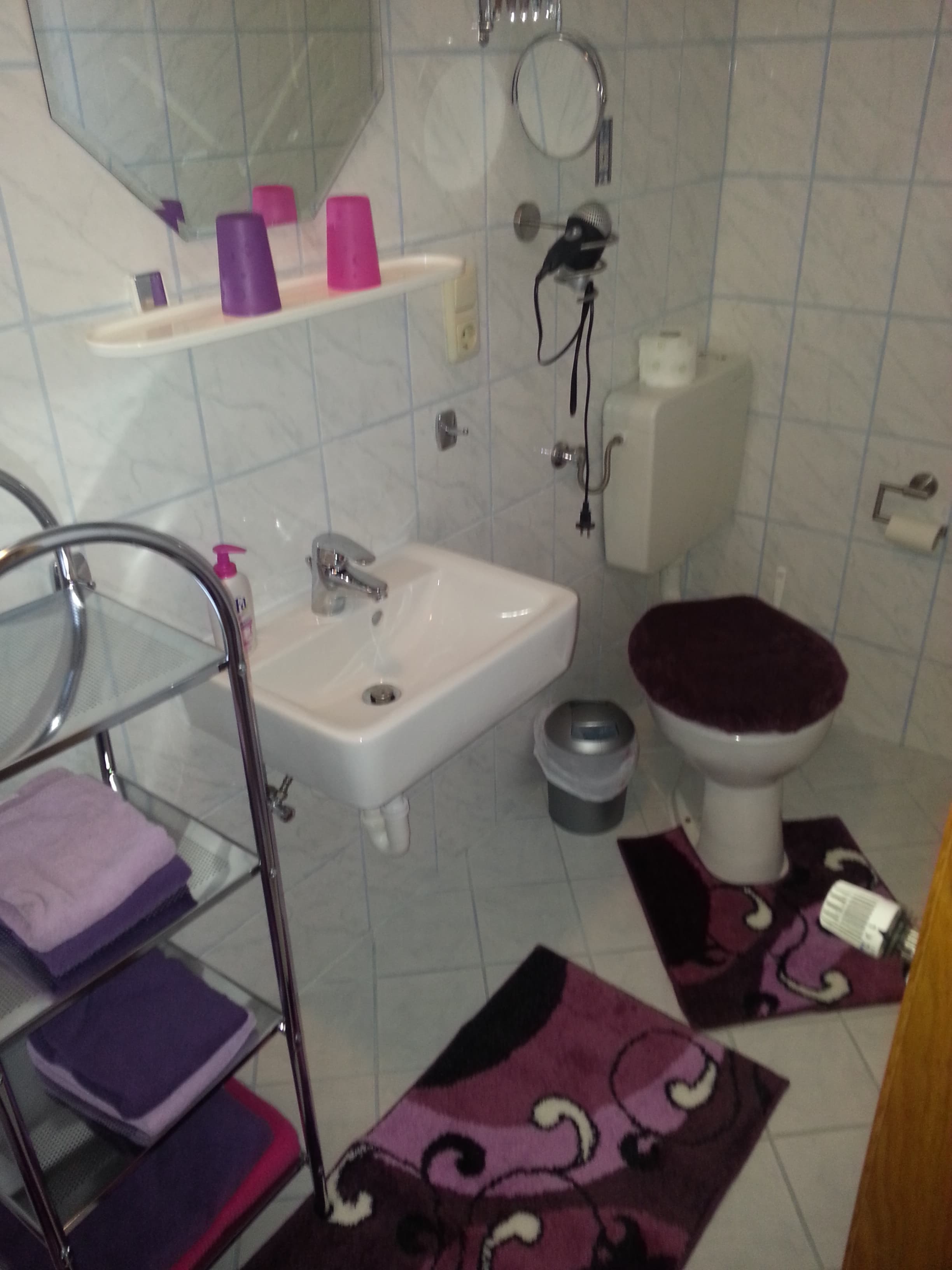 Badezimmer Zimmer 3 Pension Sander