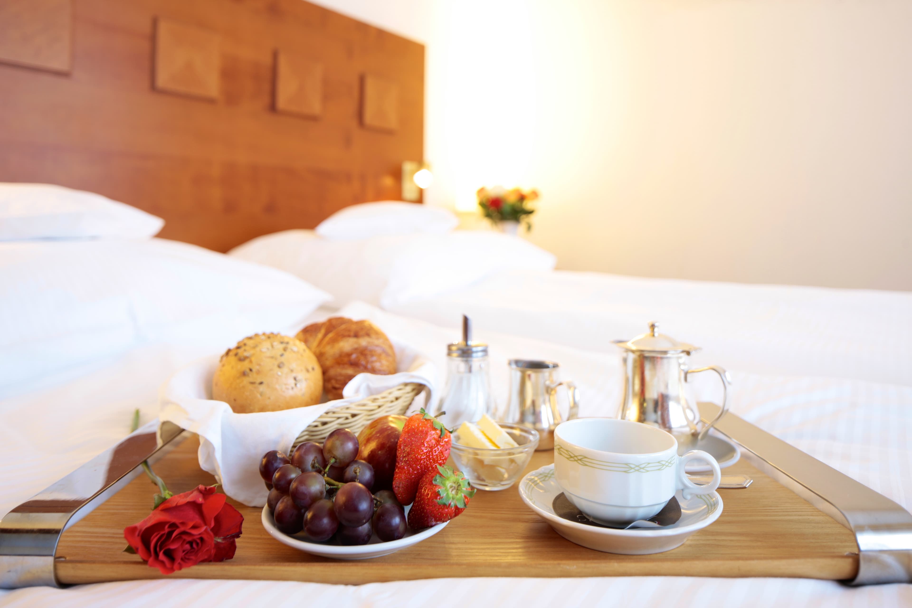 Frühstück am Bett Ringhotel Fährhaus