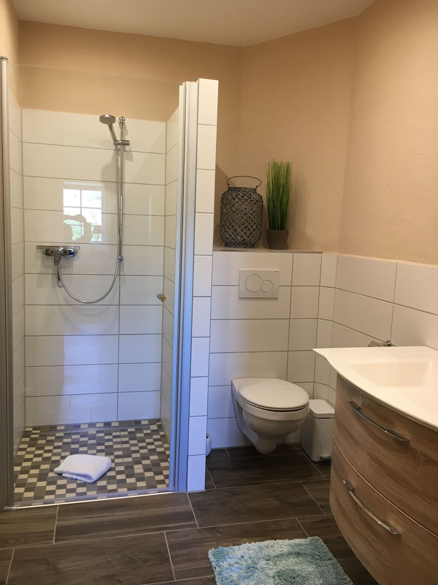 Badezimmer Ferienwohnung Lütenshof