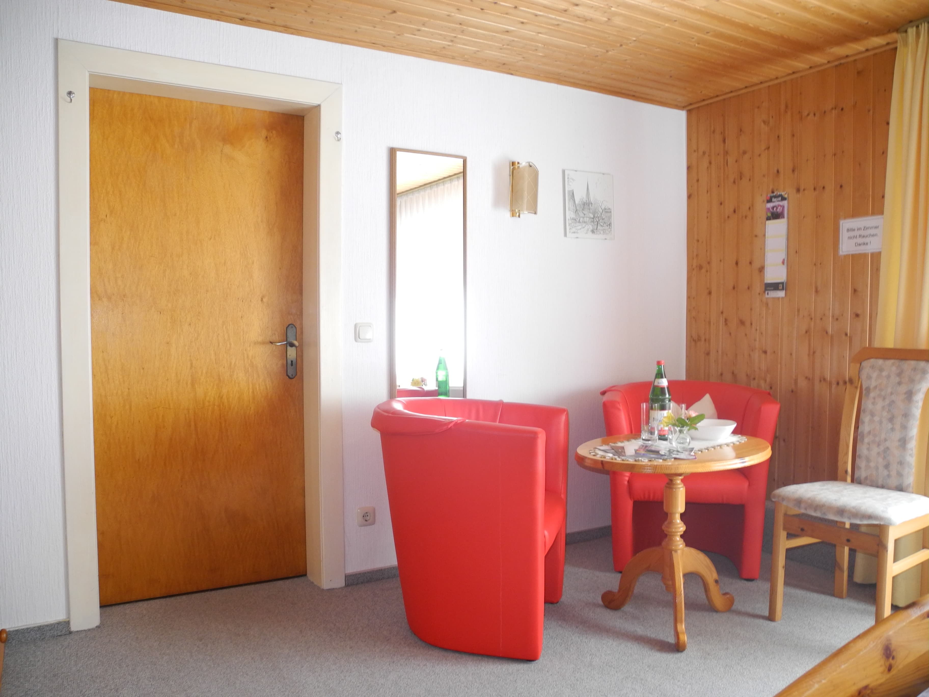 Sitzecke Doppelzimmer 2 Pension Albers