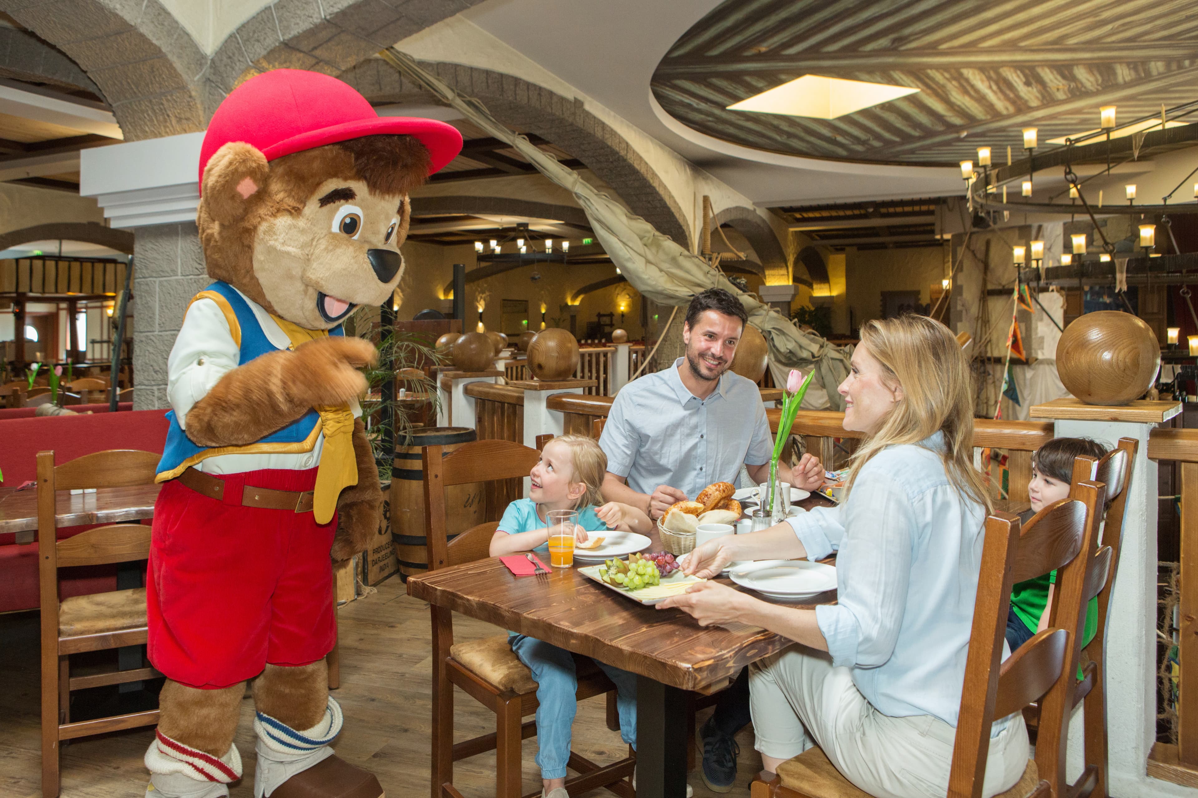 Heide Park Abenteuerhotel - Frühstück mit Wumbo