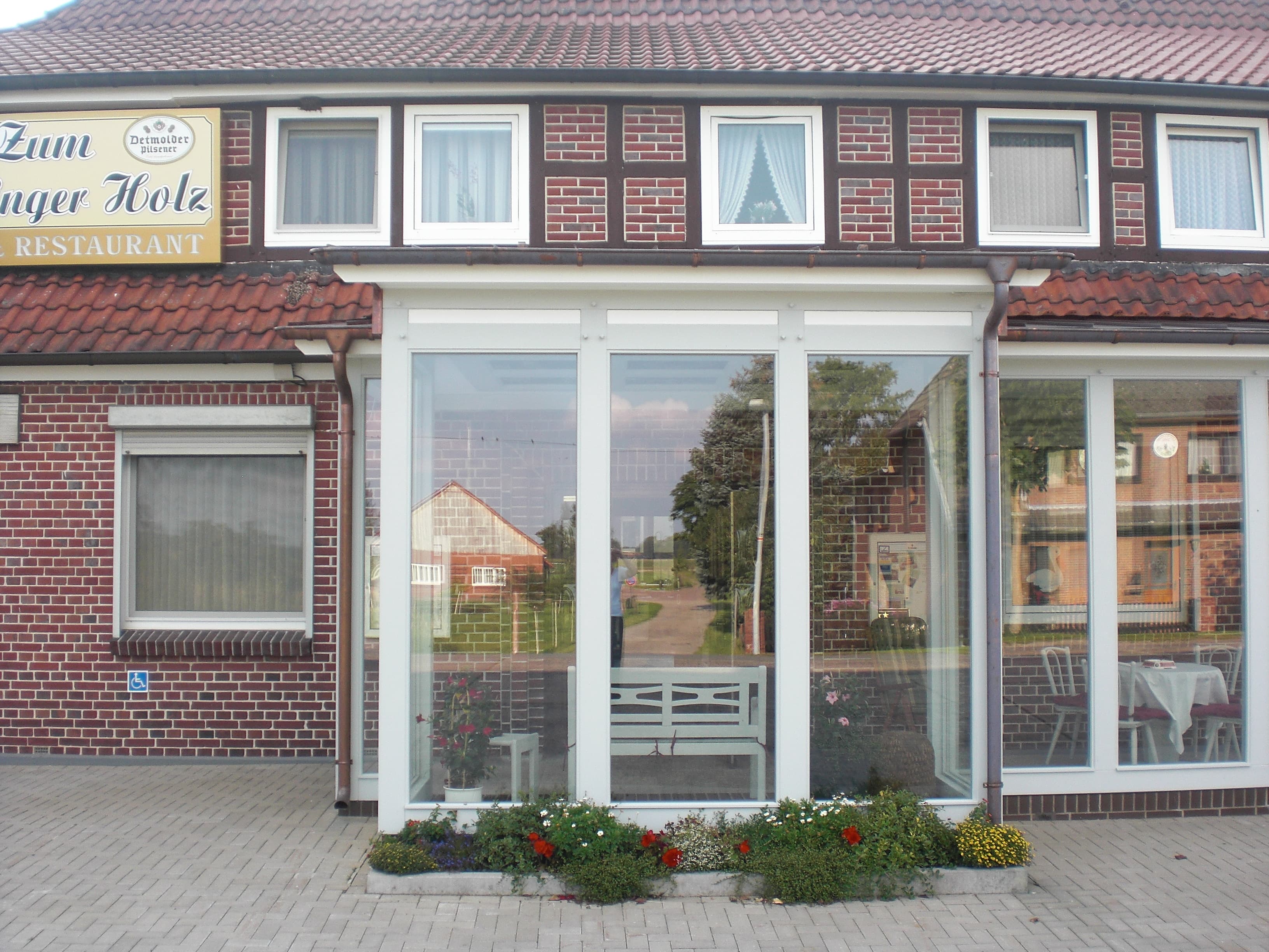 Wintergarten der Ferienwohnung Zum Becklinger Holz in Bergen