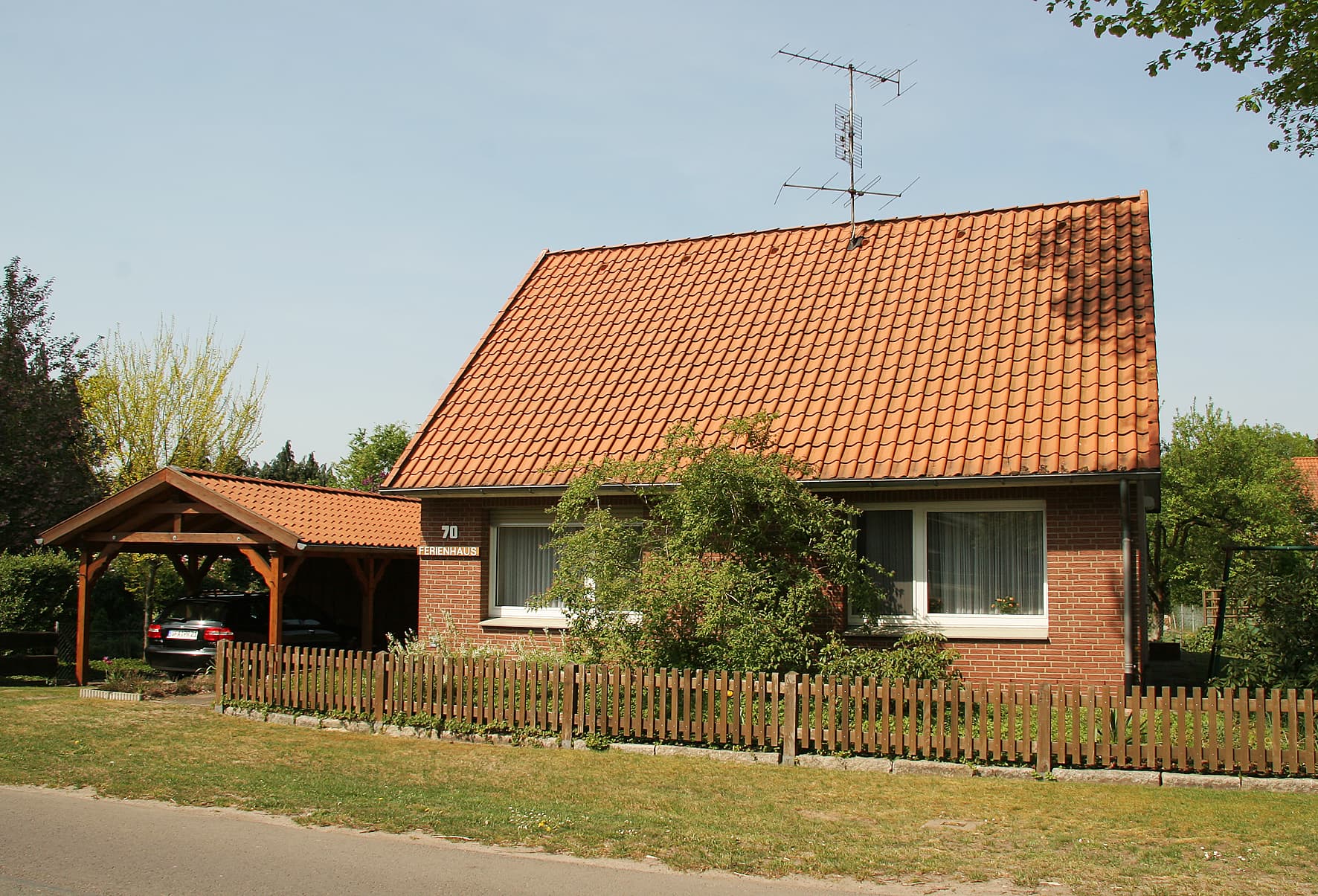 Außenansicht Ferienhaus Löwe