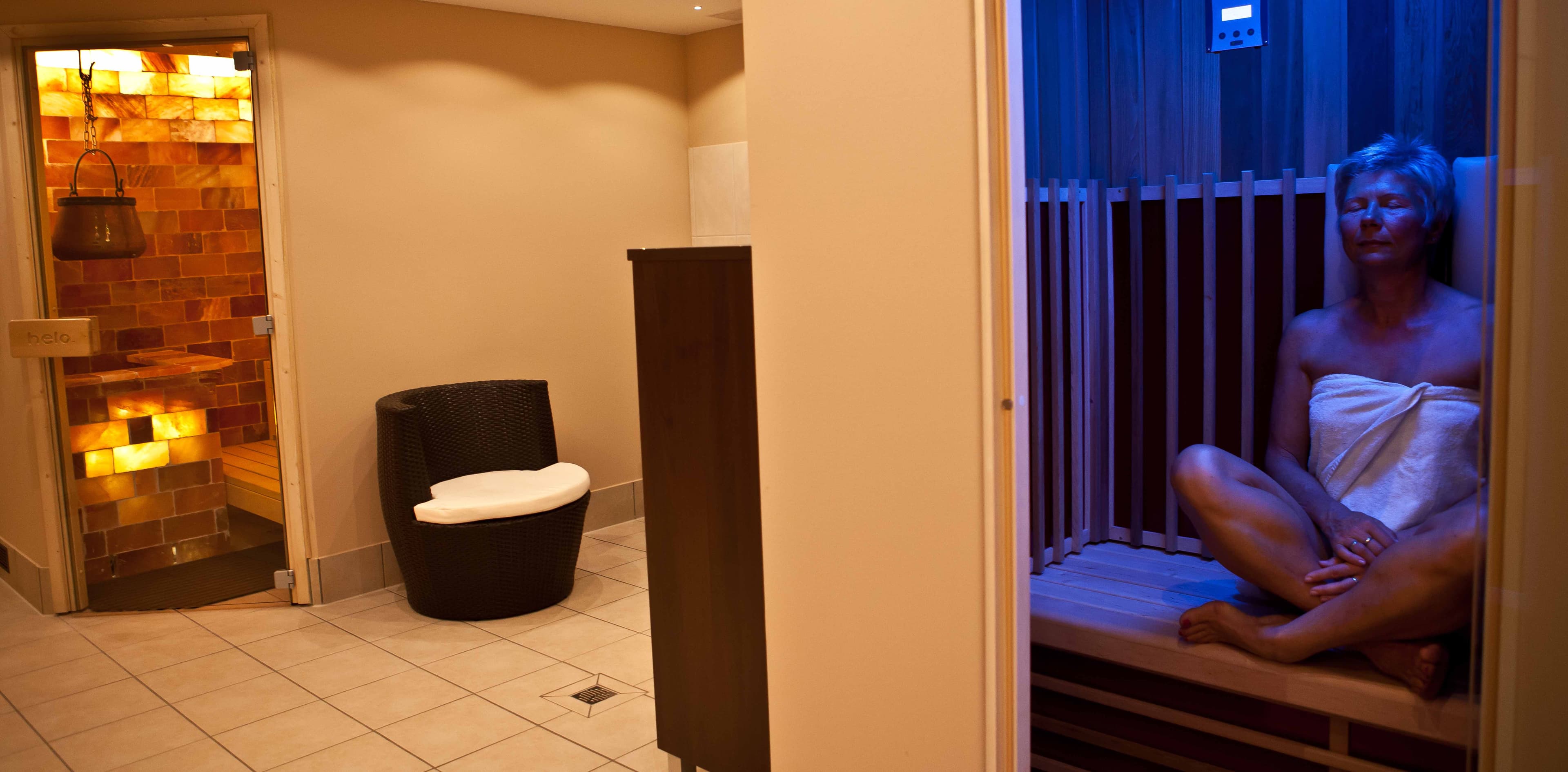 Infrarotkabine in dem VitalHotel Ascona in Bad Bevensen