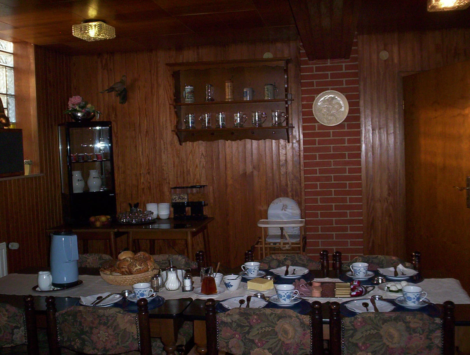 Frühstücksraum in der Gasthaus-Pension "Im Rehwinkel" in Soltau
