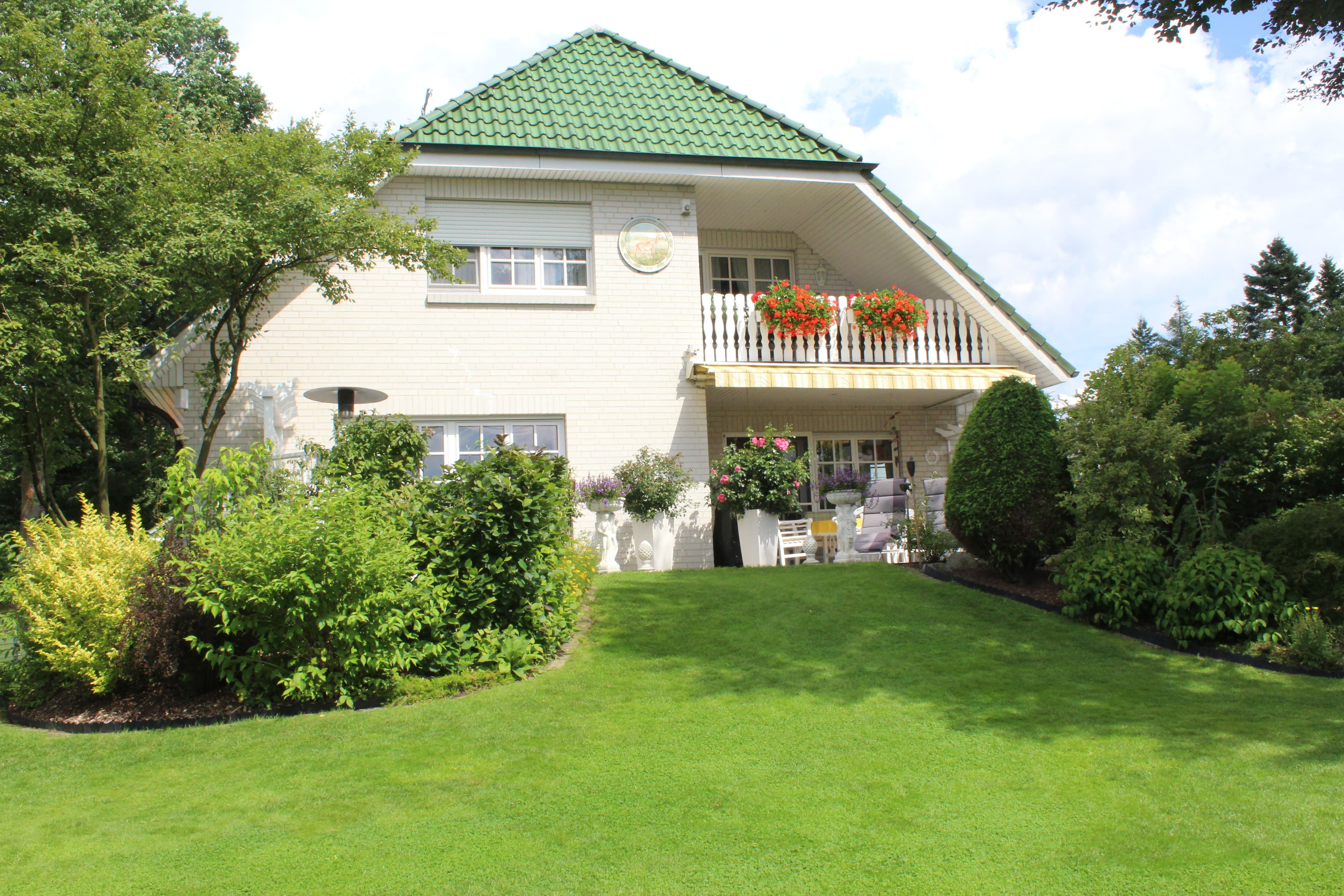 Außenansicht der Ferienwohnung Landhaus Gartenstraße in Bispingen
