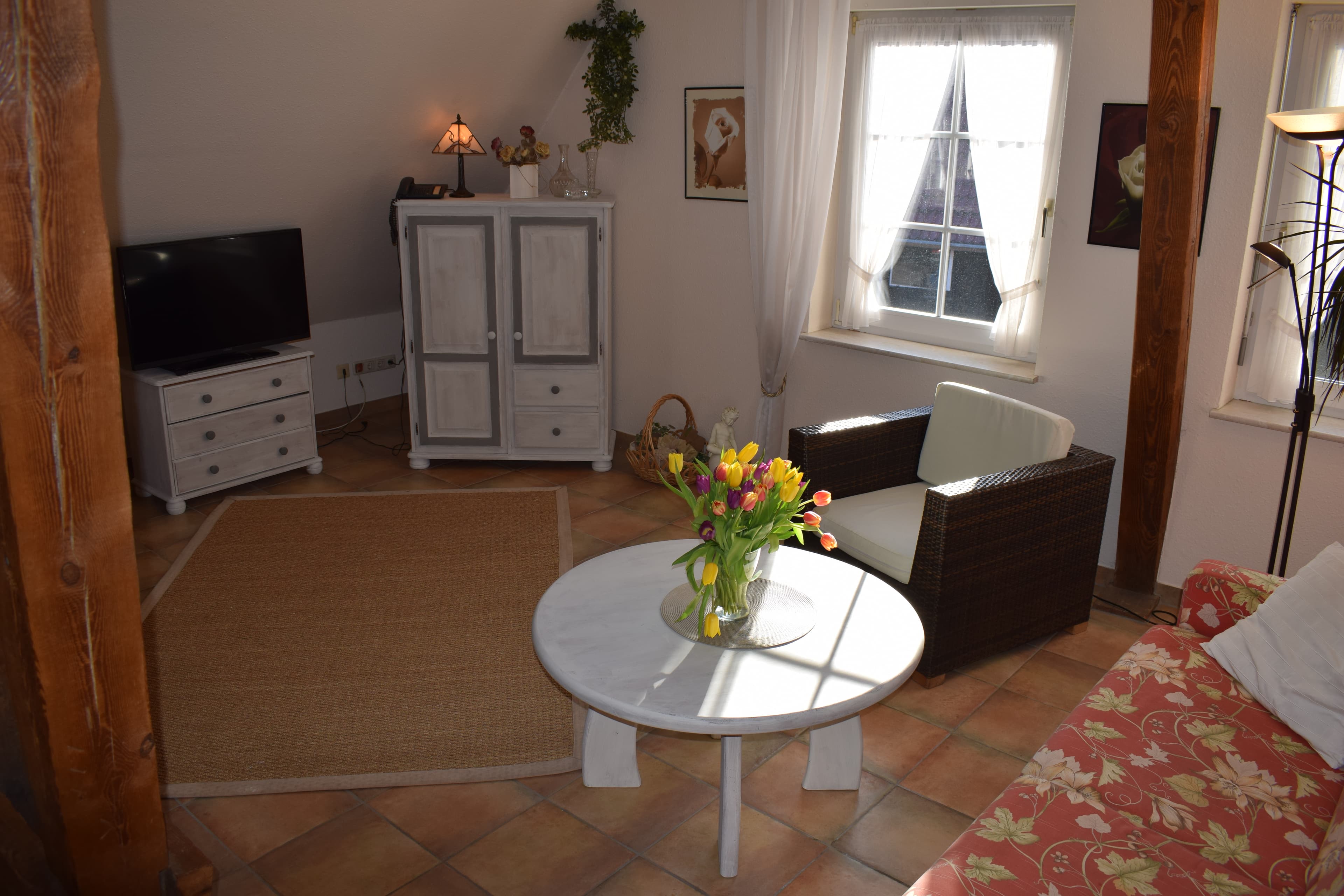 Ferienwohnung Garbers-Hof Wohnzimmer