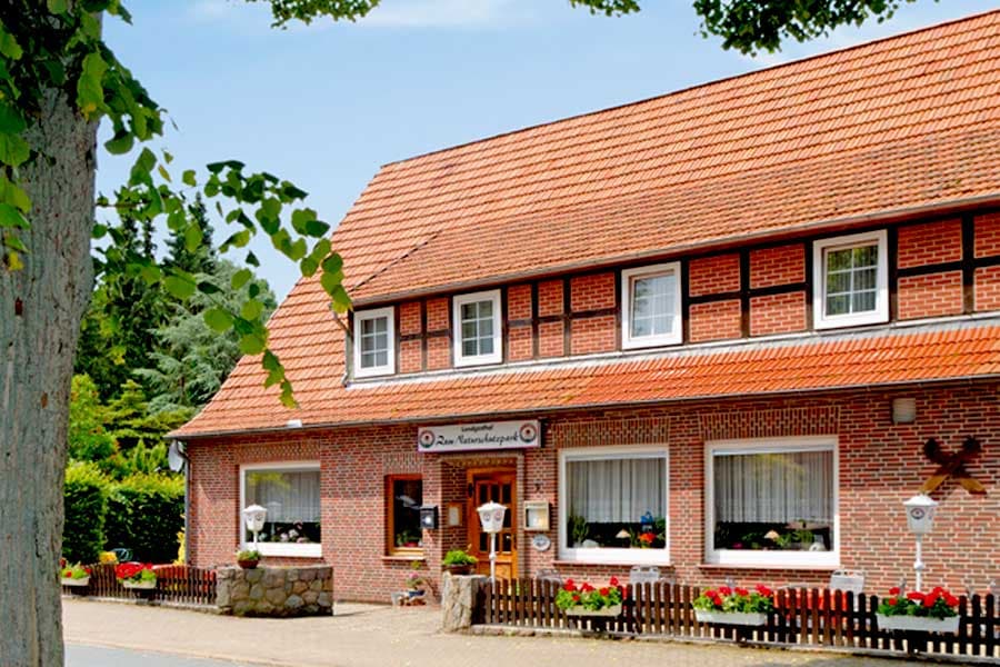 Aussenansicht Gasthaus zum Naturschutzpark in Bispingen