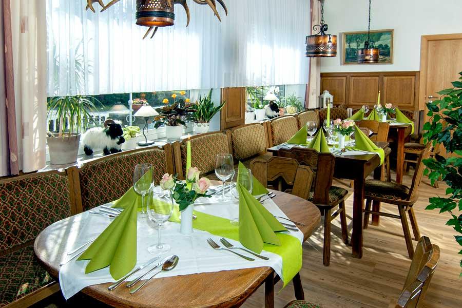 Gaststube im Gasthaus zum Naturschutzpark in Bispingen