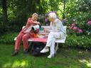 Picknick im Garten Hotel-Pension Marie-Luise