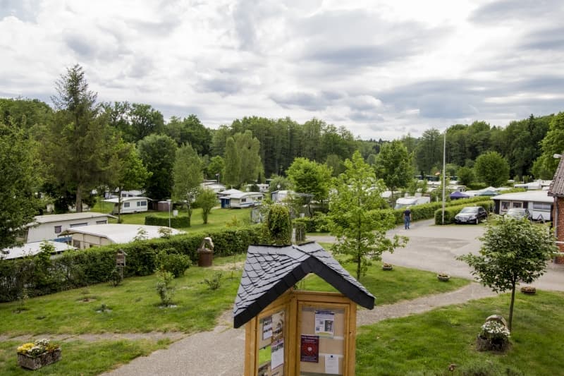 Überblick über unseren Campingplatz Böhmeschlucht