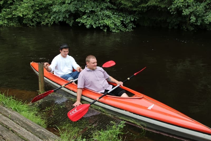 Unsere eigenen Bootsanleger sind besonders bei unseren Paddlern und Anglern beliebt.