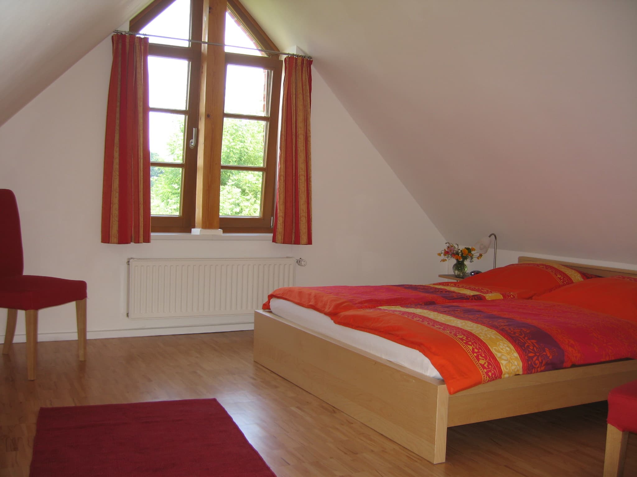 Schlafzimmer Ferienwohnung Klein-Grindau