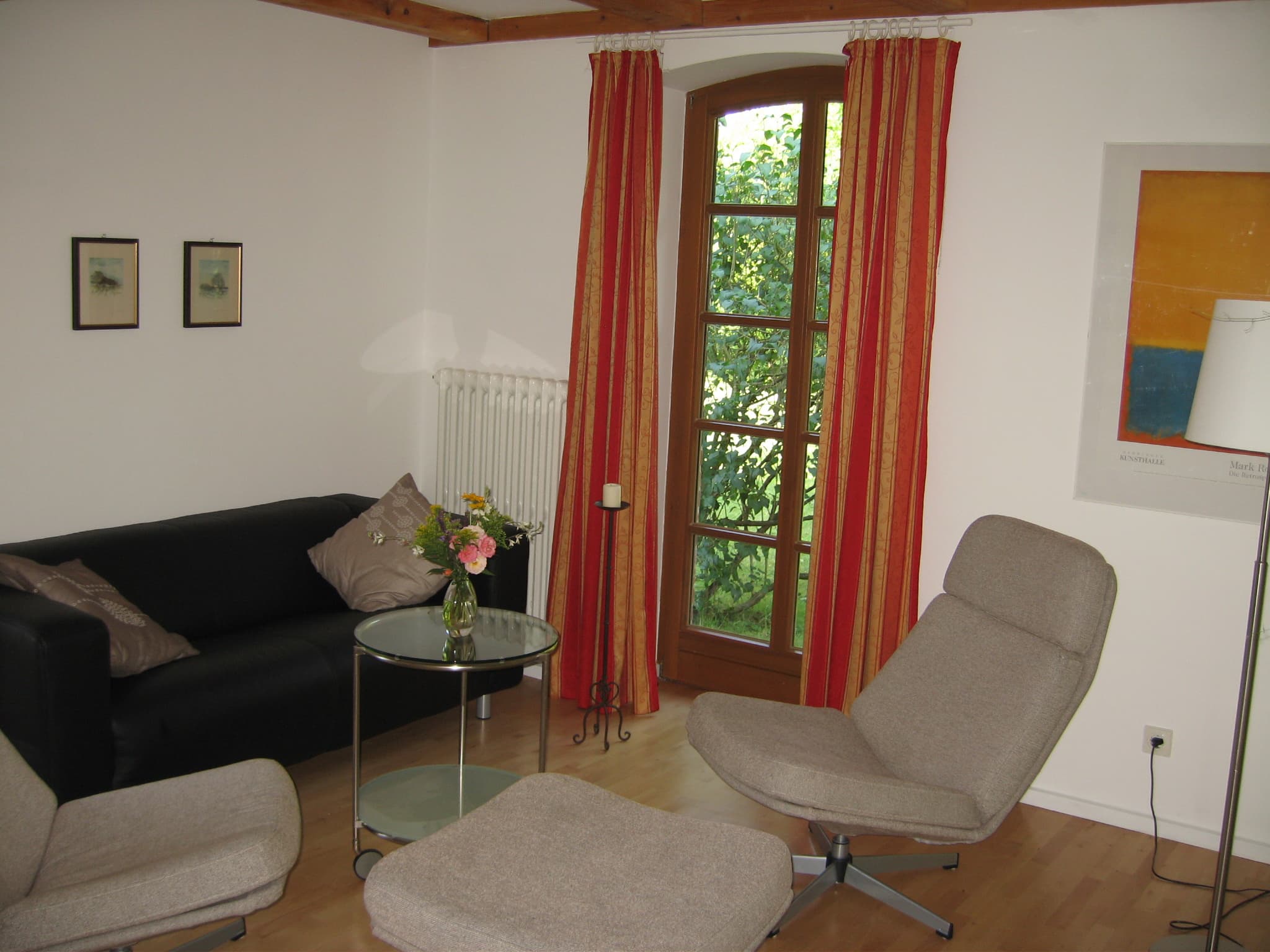 Wohnzimmer Ferienwohnung Klein-Grindau