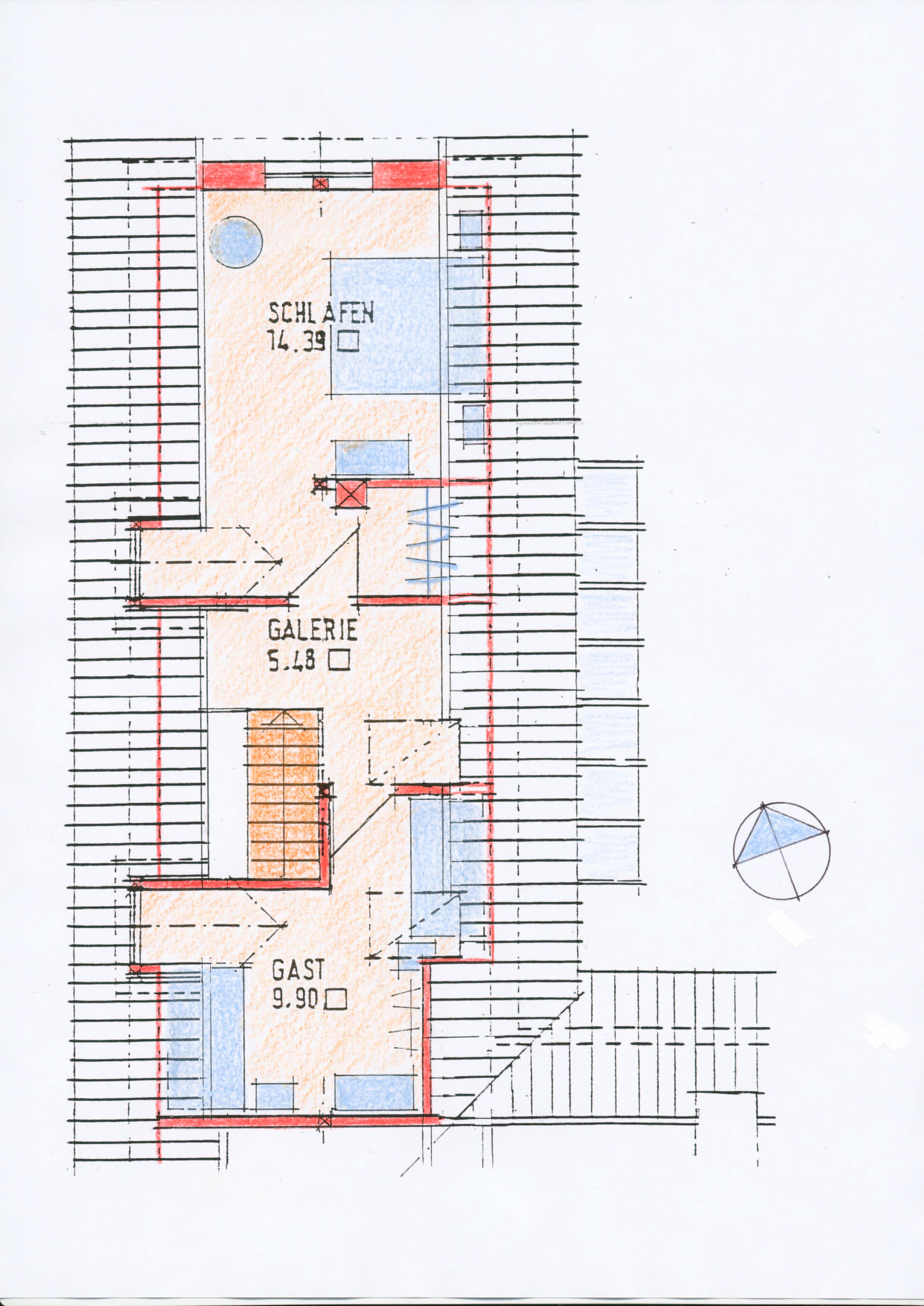 Grundriss Ferienwohnung Klein-Grindau