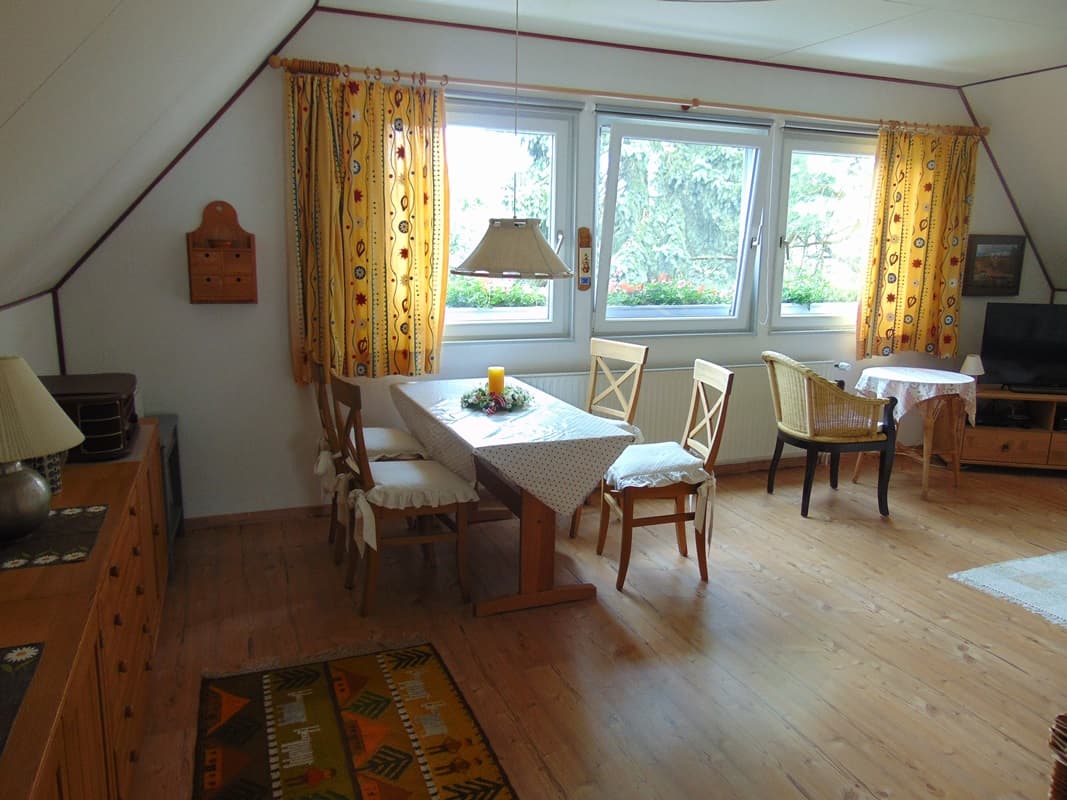 Ferienwohnung Haus Heckenrose Wohnzimmer