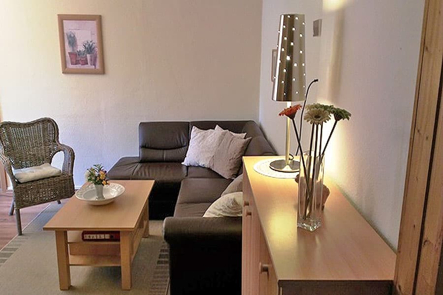 Ferienwohnung Wohnzimmer Bauernhof-Ferien auf Volmers Hof