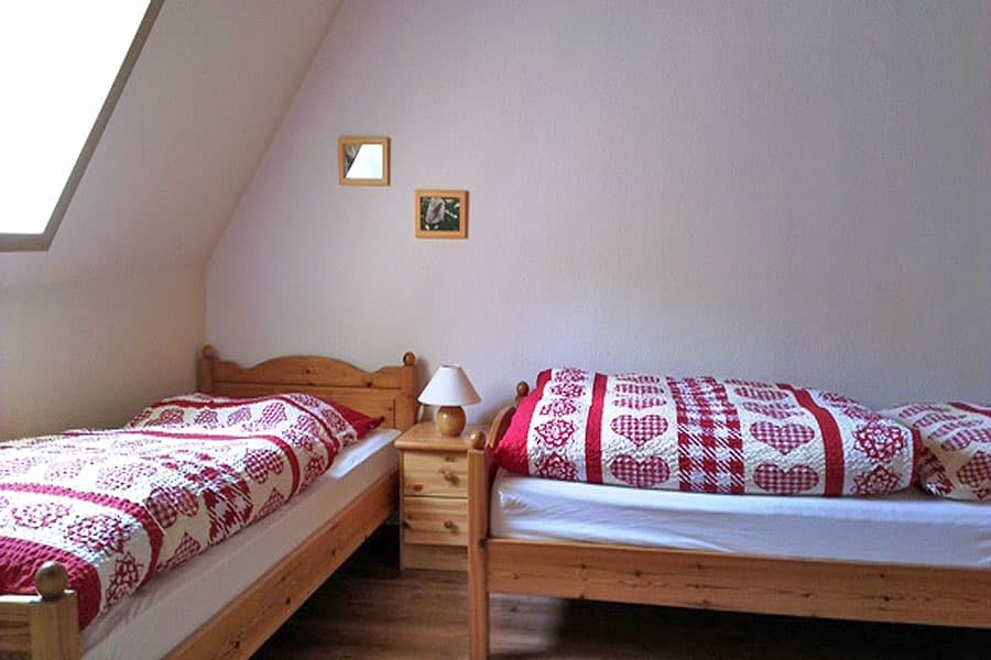 Ferienwohnung Schlafzimmer Bauernhof-Ferien auf Volmers Hof