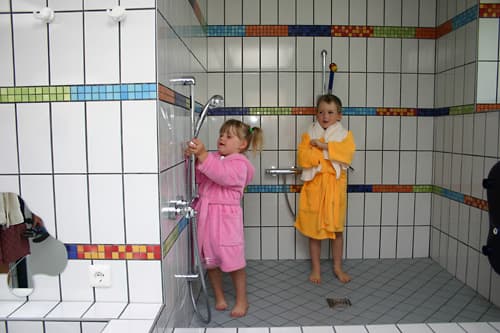 Sanitärbereich für Kinder Campingplatz am Hardausee