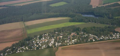 Luftansicht Campingplatz am Hardausee