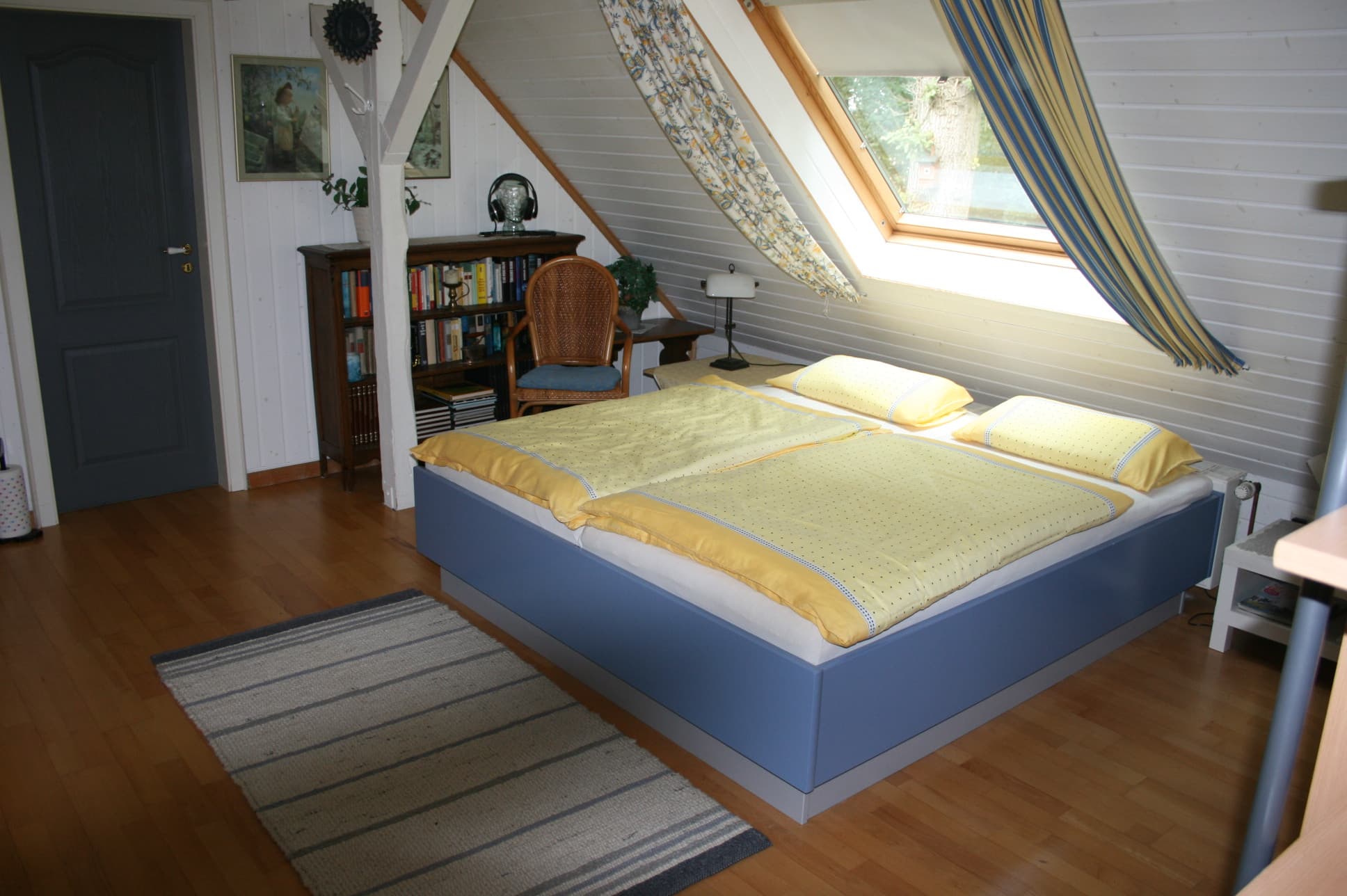 Schlafzimmer in der Ferienwohnung Fricke in Embsen