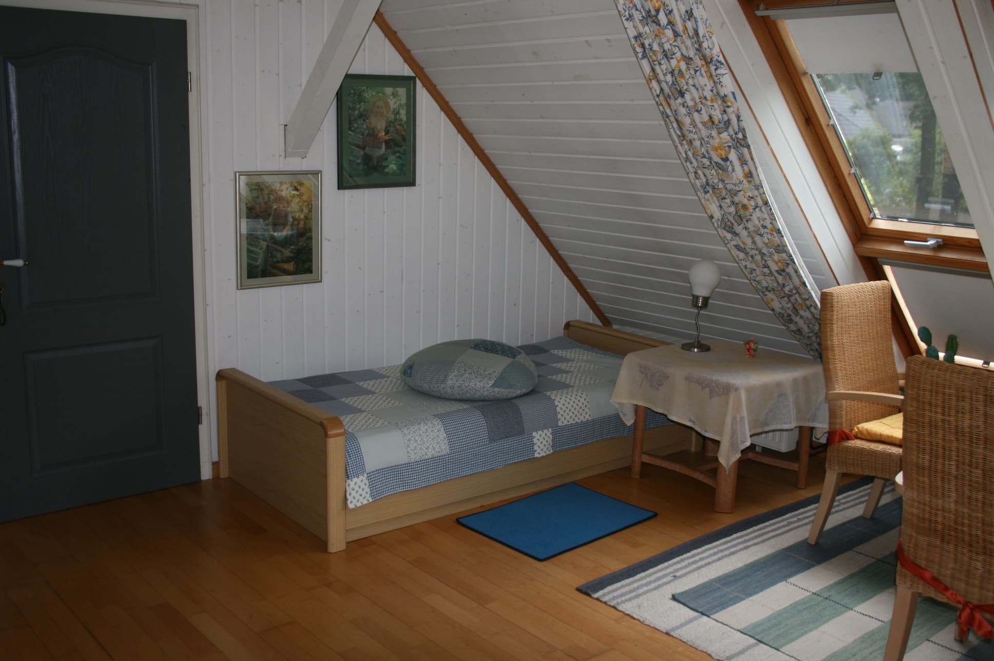 Schlafzimmer in der Ferienwohnung Fricke in Embsen