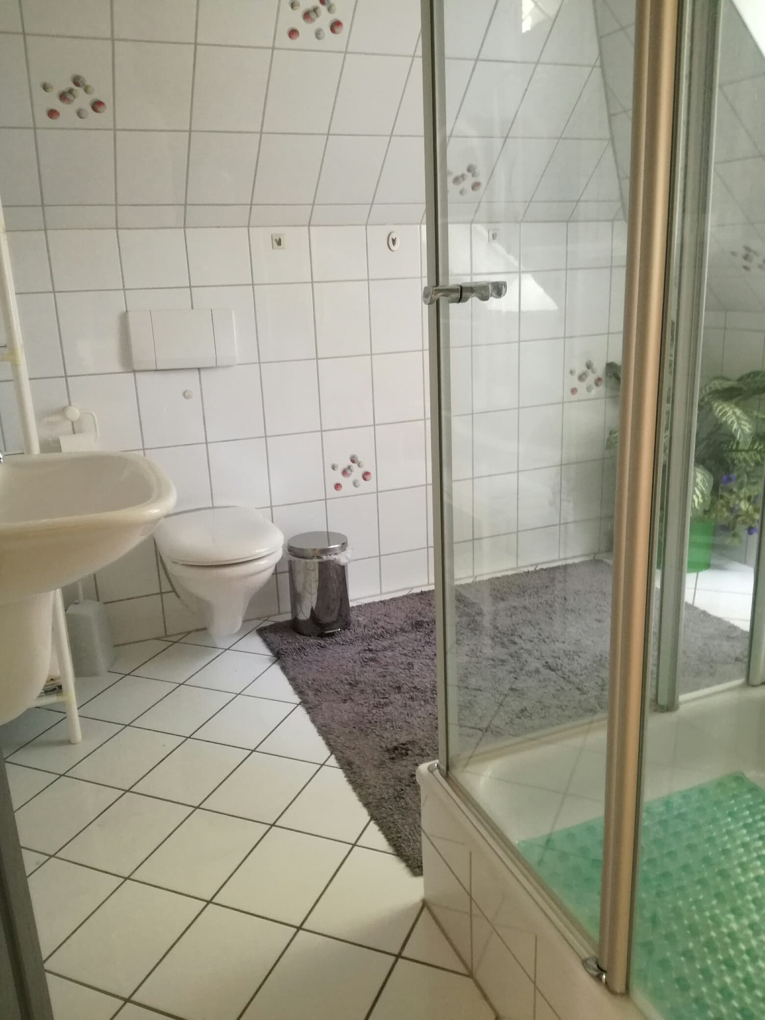 Bad in der Ferienwohnung Fricke in Embsen