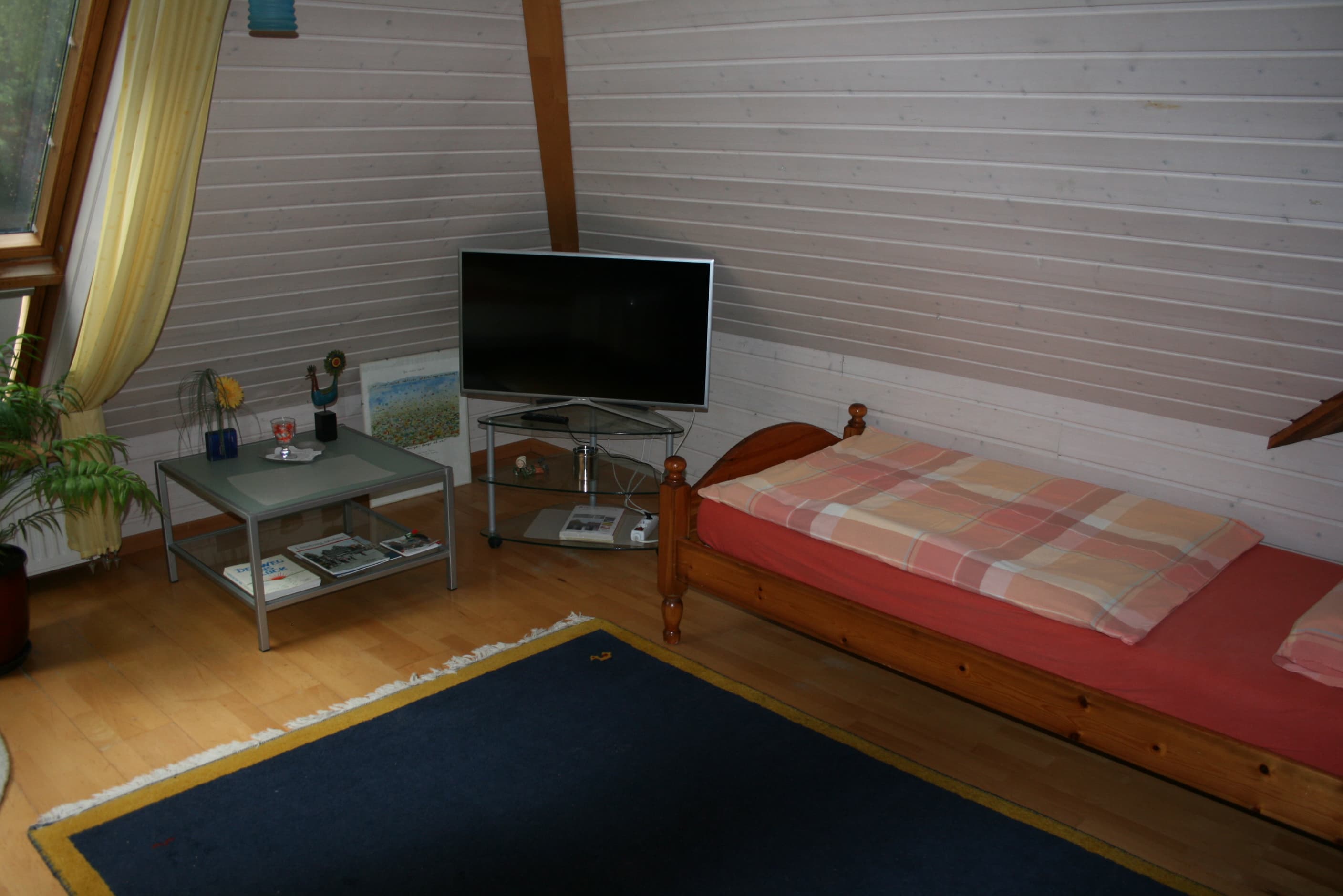 Schlafzimmer in der Ferienwohnung Fricke in Embsen