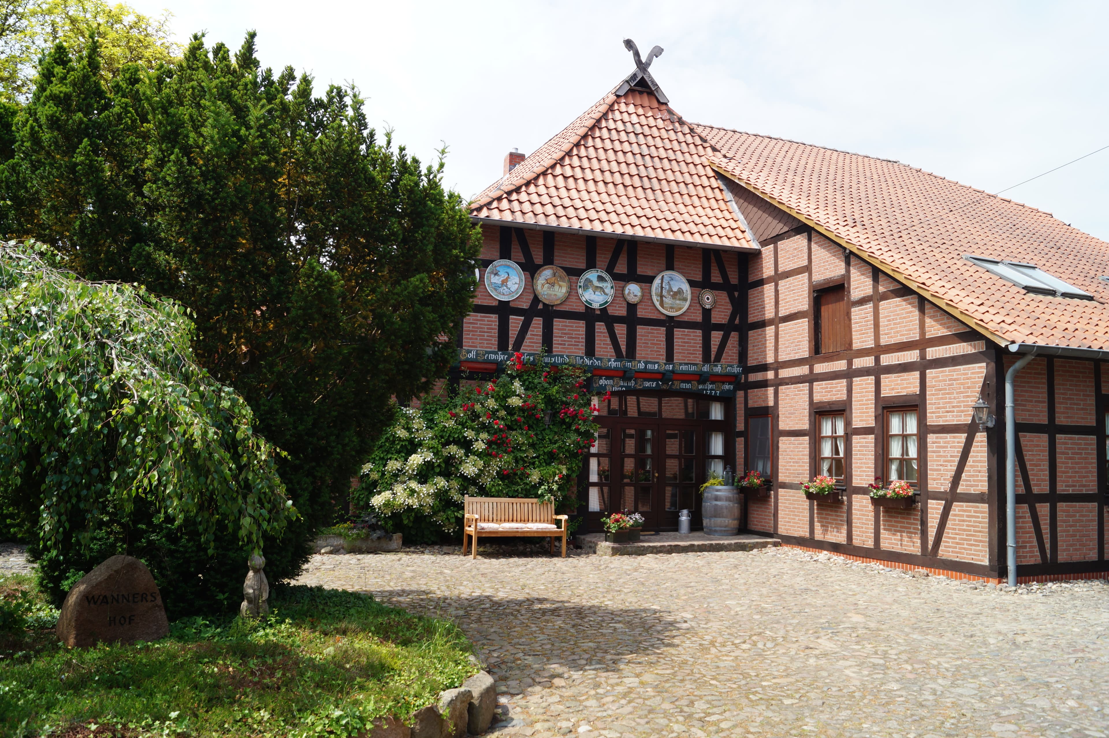 Einfahrt Ferienhaus Altes Backhaus