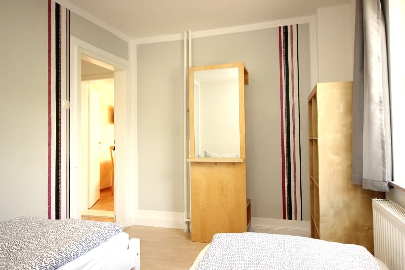Schlafzimmer in der Ferienwohnung Am Apfelgarten C1 in Lüneburg
