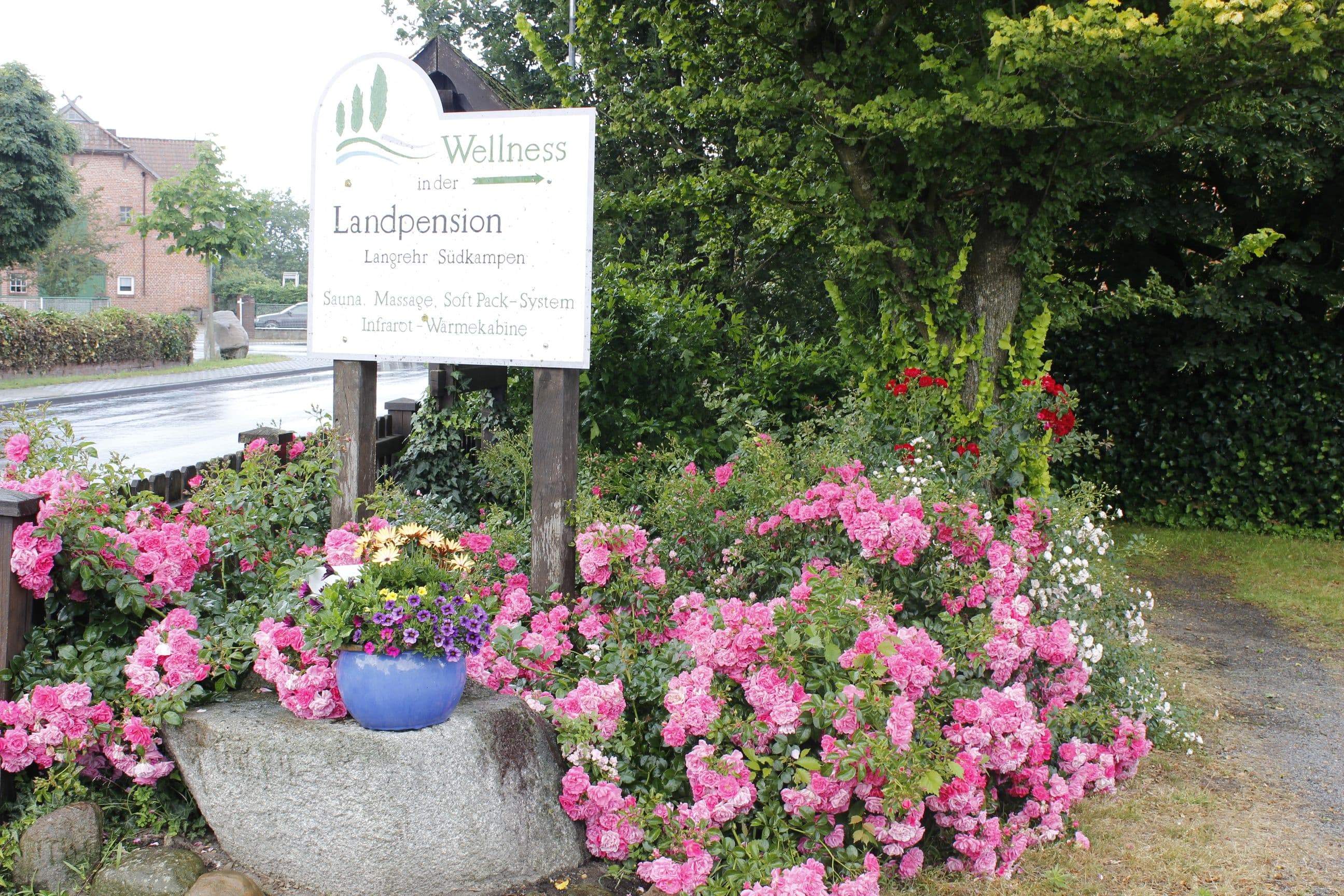 Einfahrt Landpension Langrehr