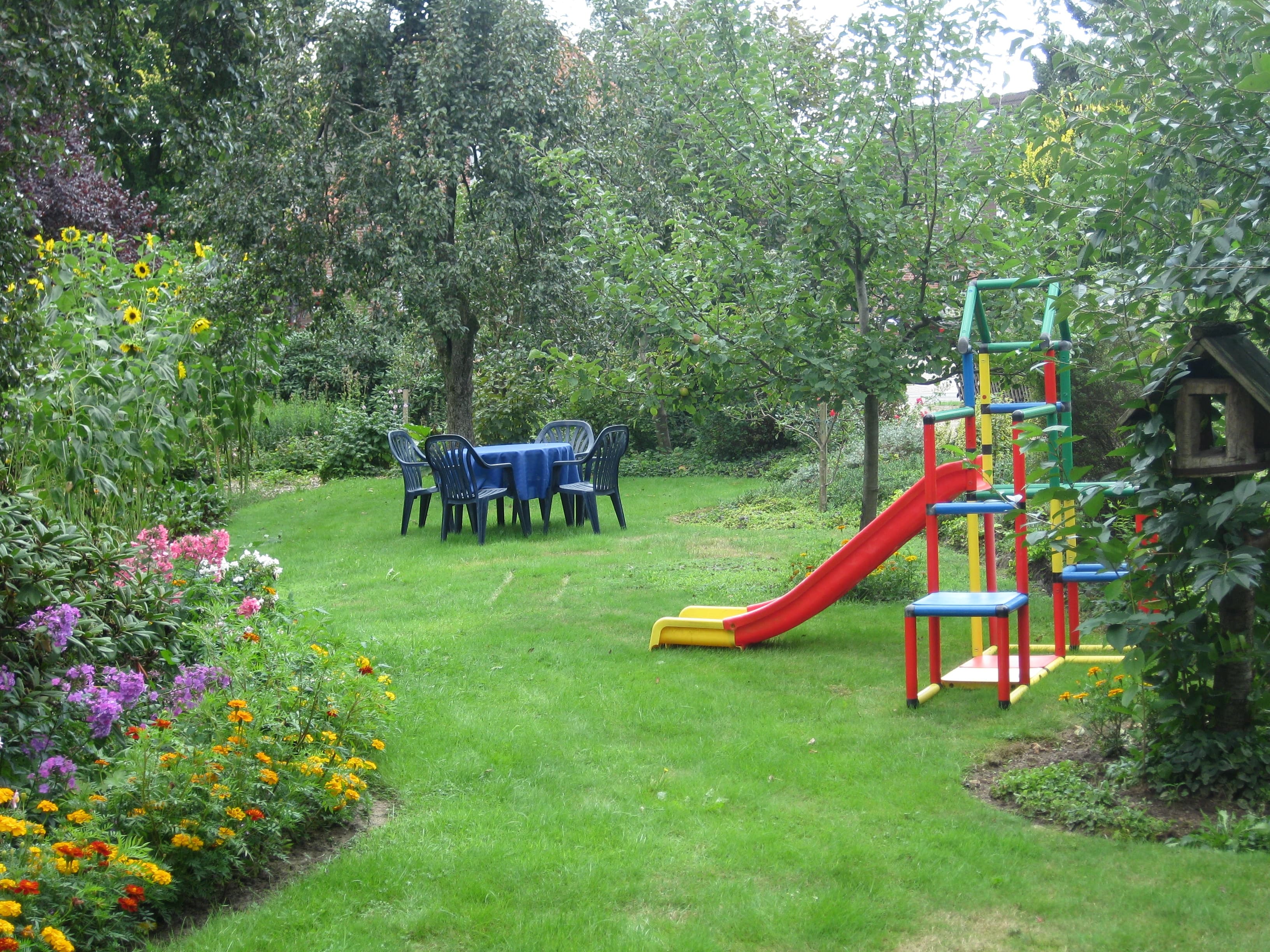 Garten der Ferienwohnung Narjes in Bispingen