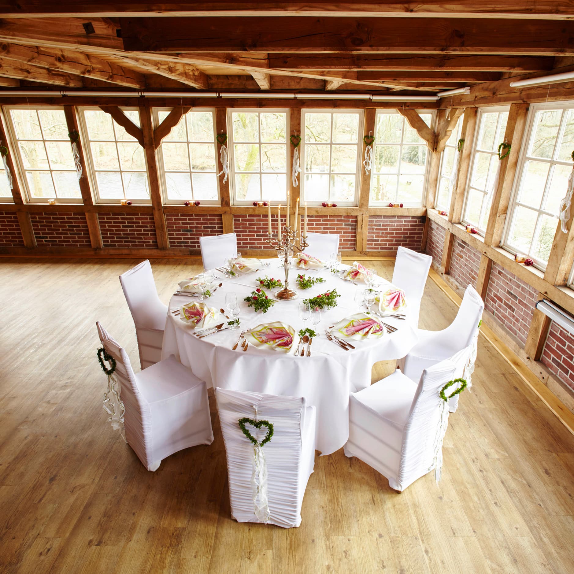 Wintergarten in dem Naturotel Landhaus Haverbeckhof in Bispingen