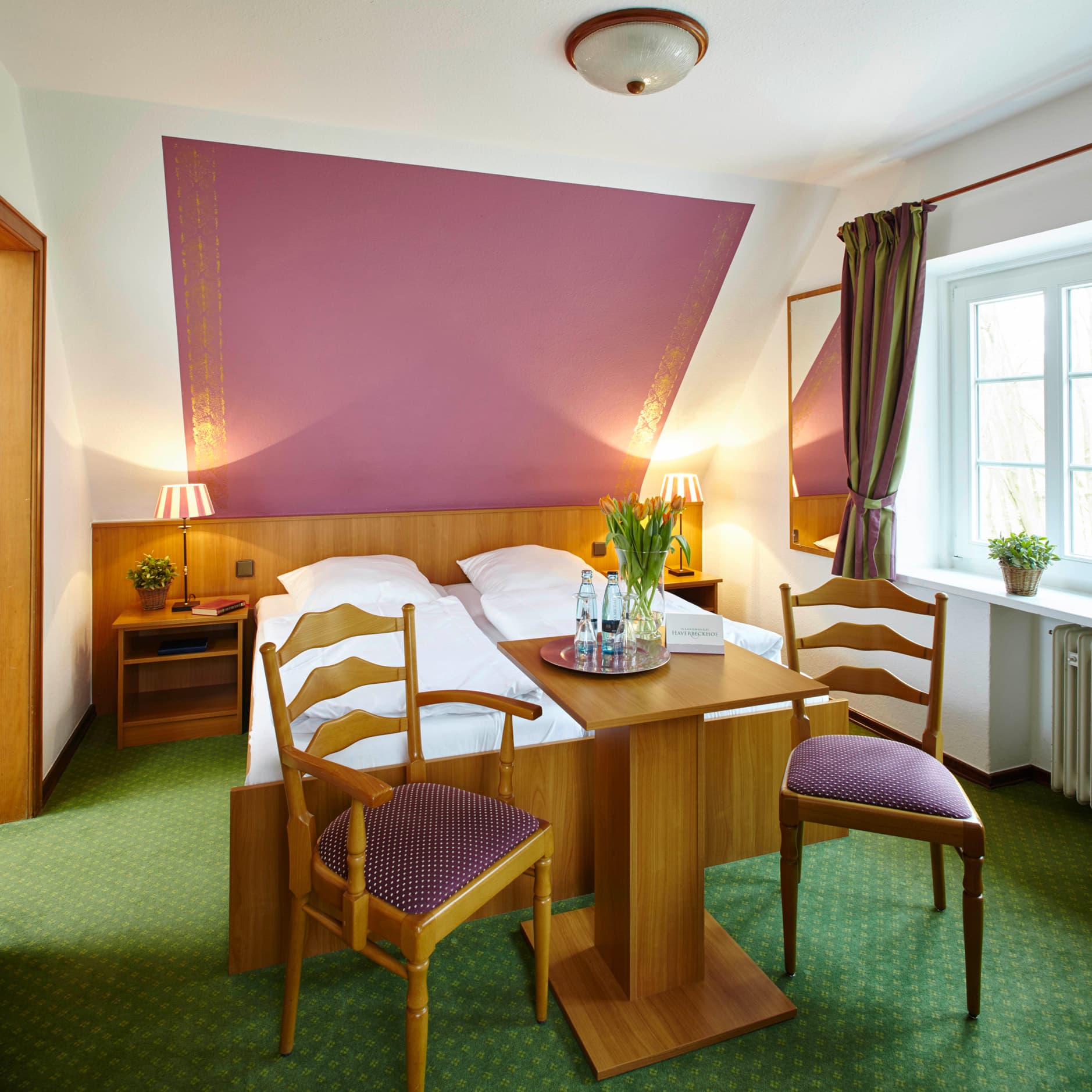 Doppelzimmer Lila Naturotel Landhaus Haverbeckhof