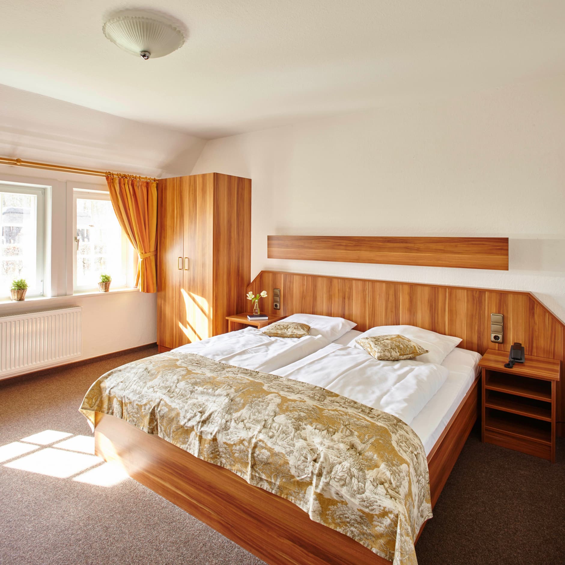 Doppelzimmer Weiß Naturotel Landhaus Haverbeckhof