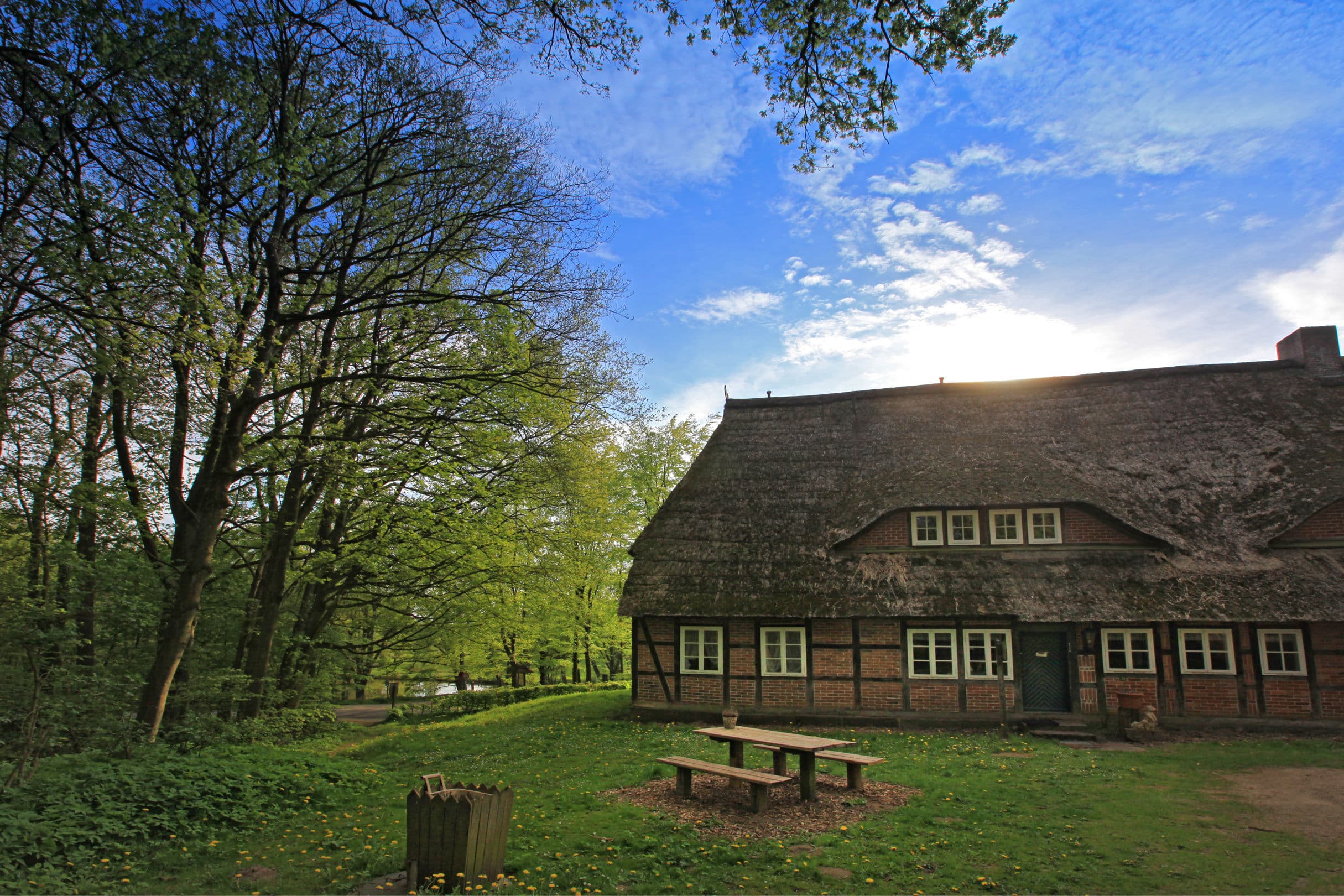 Aussenansicht Hans-Pforte-Haus Naturotel Landhaus Haverbeckhof