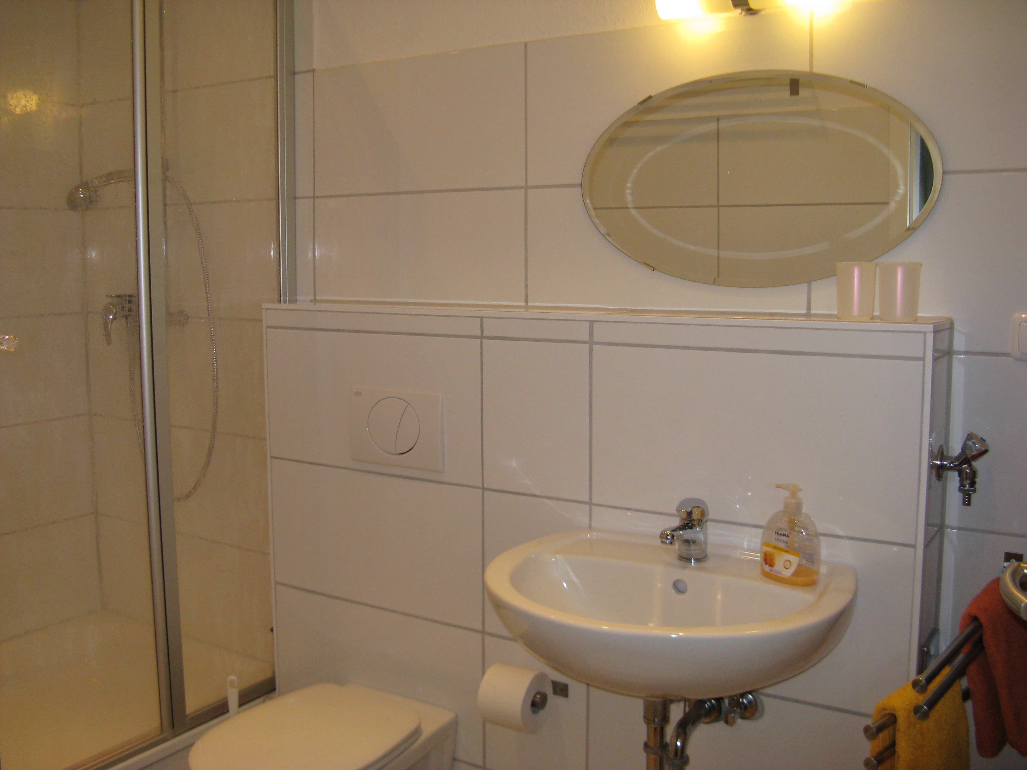 badezimmer Ferienwohnung Wildblume II