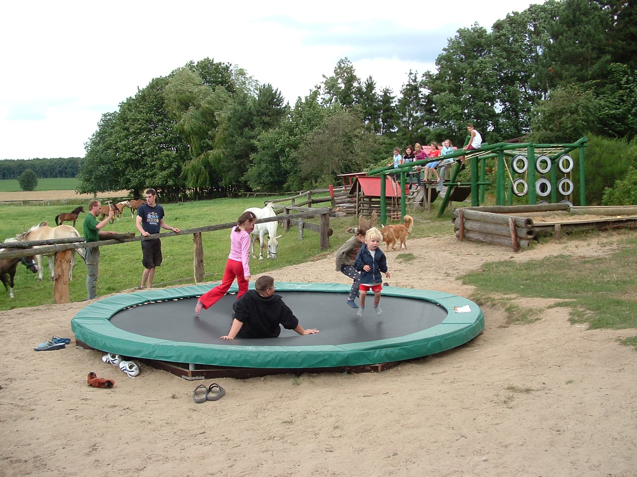 Trampolin Feriendorf Weinberghof 