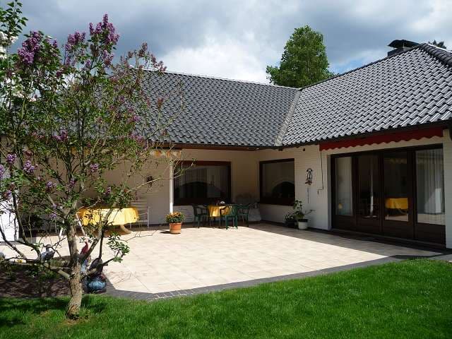 Blick auf die Terrasse