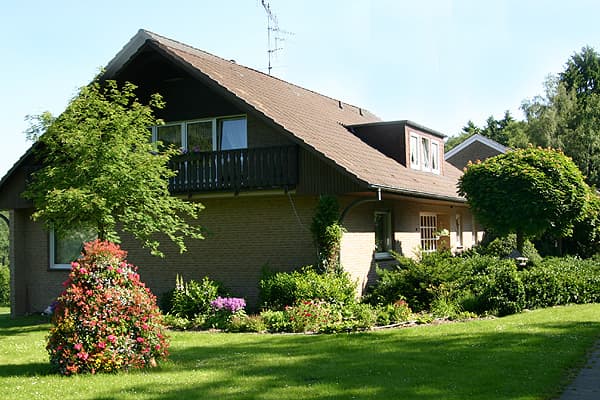 Seitenansicht Pension am Hardausee