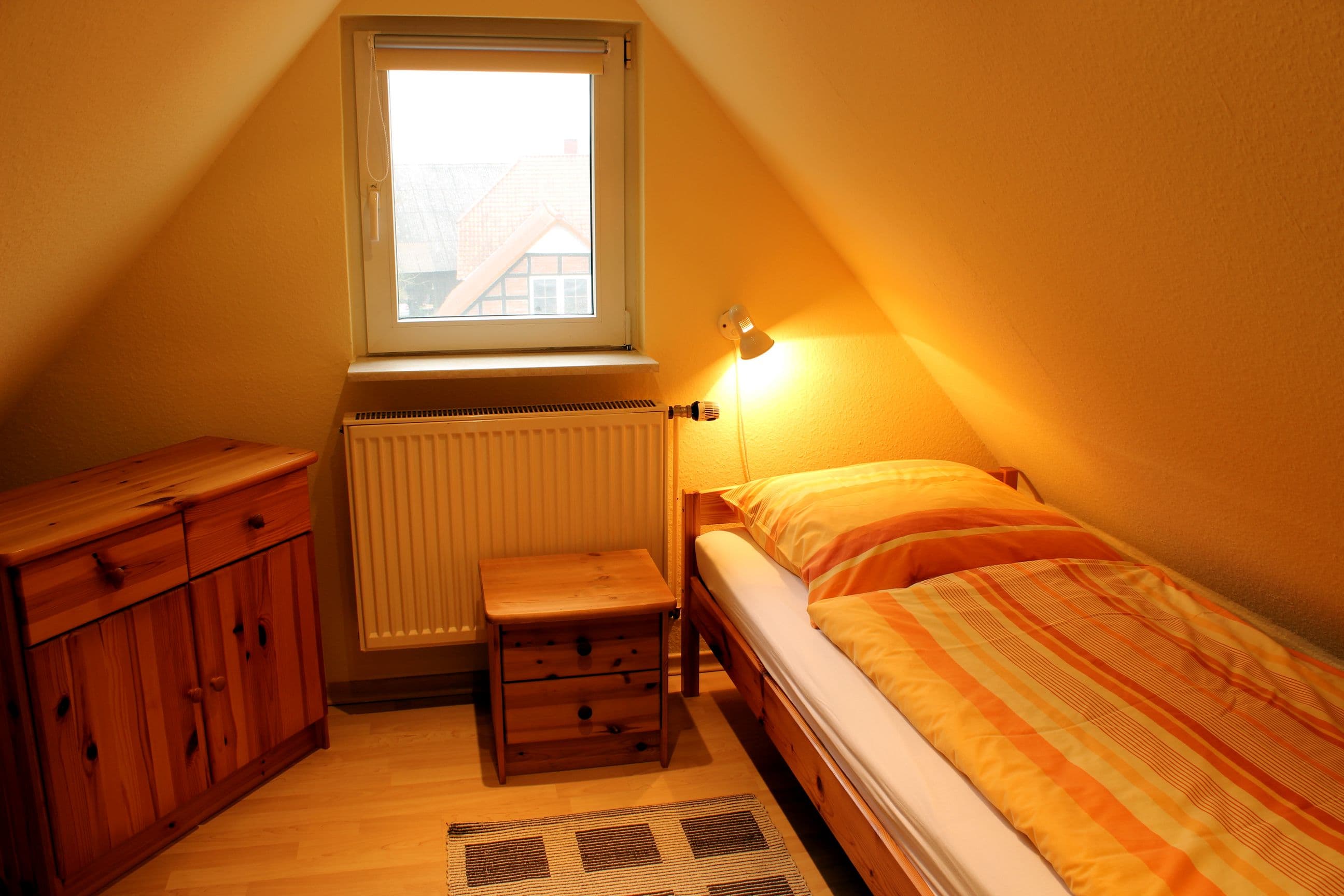 Schlafzimmer in der Ferienwohnung Hof Diestel