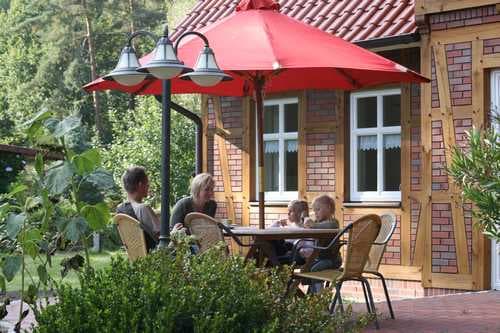 Terrasse Ferienhof Wroge